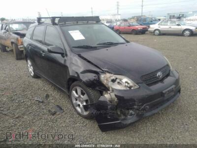 2008 Toyota COROLLA MATRIX XR, черный — VIN 2T1KR32E48C688451, IAAI