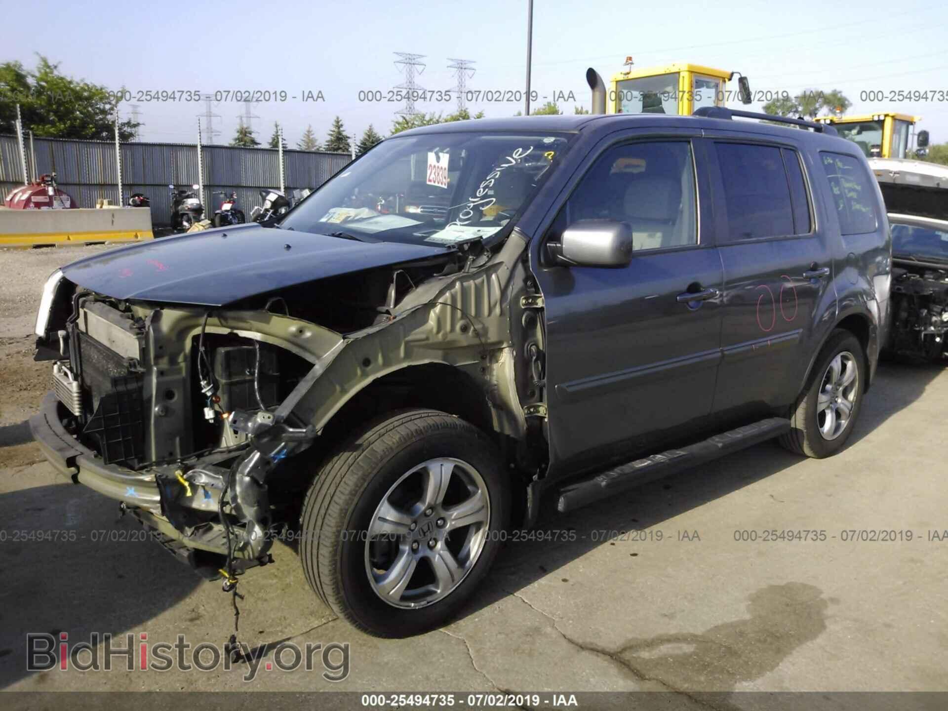 2013 HONDA PILOT - VIN: 5FNYF4H46DB032863 - Фото 2