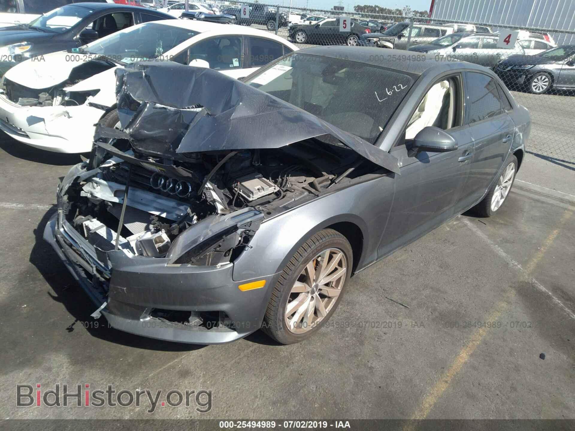 2017 AUDI A4 - VIN: WAUGMAF43HN059929 - Фото 2