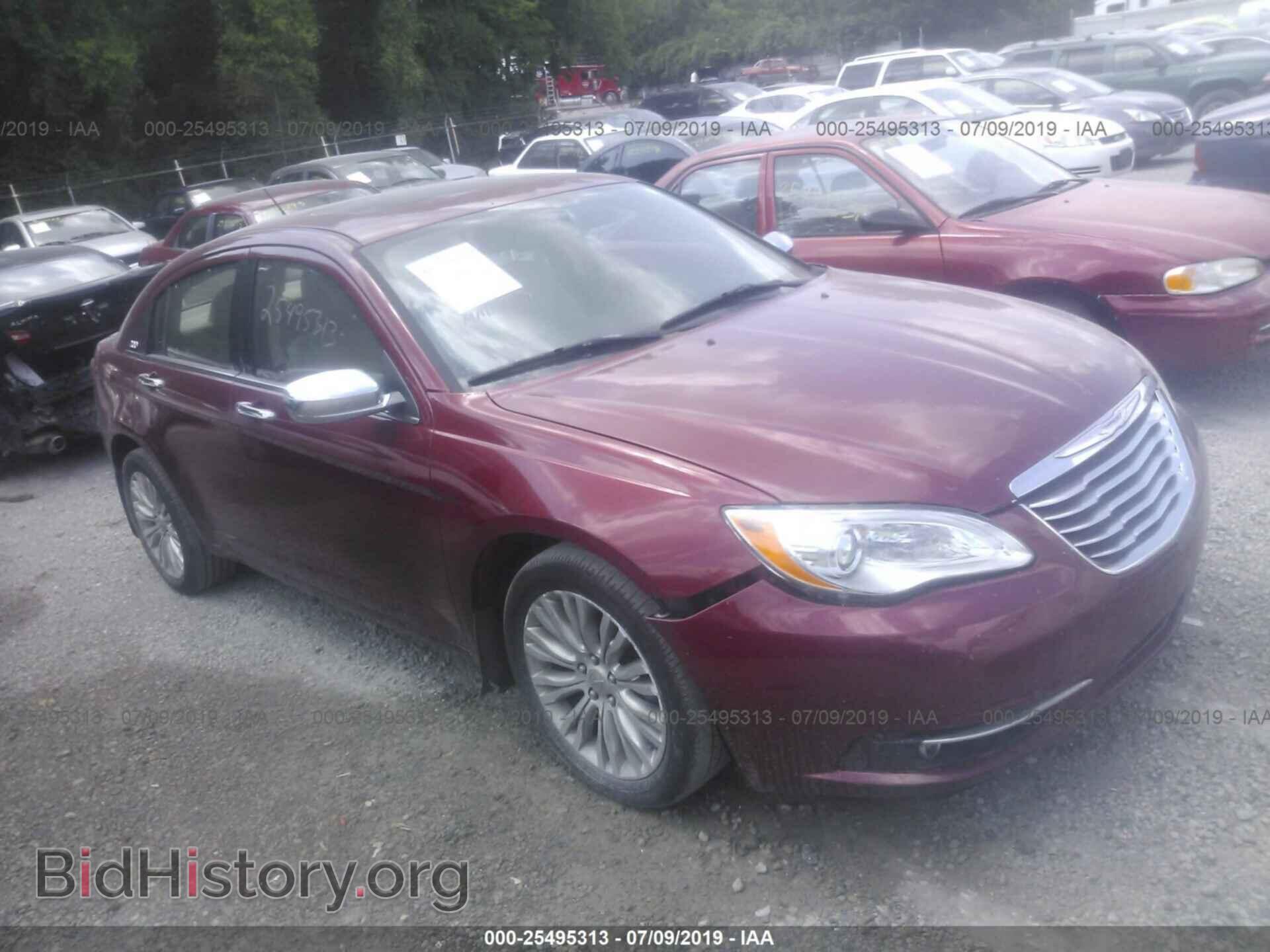 Фотография 1C3CCBCB7CN236525 - CHRYSLER 200 2012