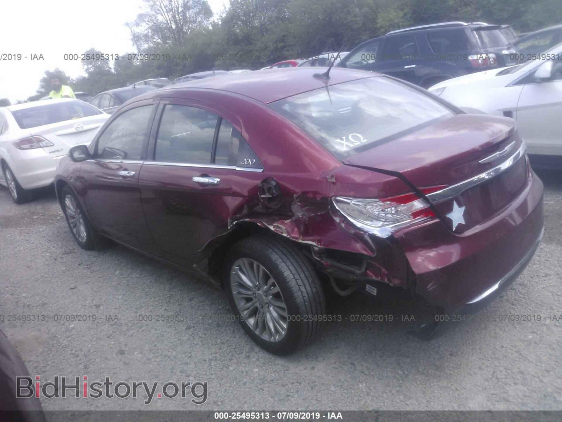 2012 CHRYSLER 200 - VIN: 1C3CCBCB7CN236525 - Фото 3