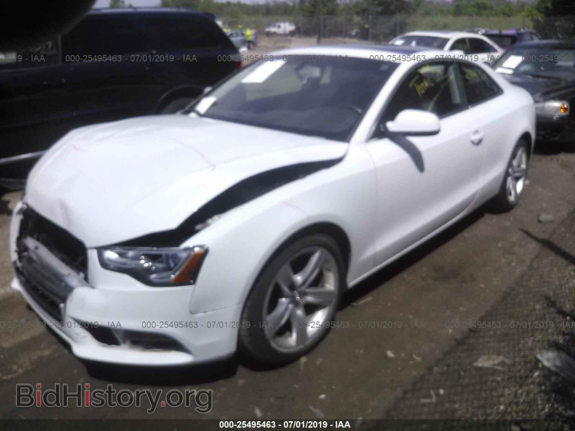 2013 AUDI A5 - VIN: WAULFAFR7DA053413 - Фото 2