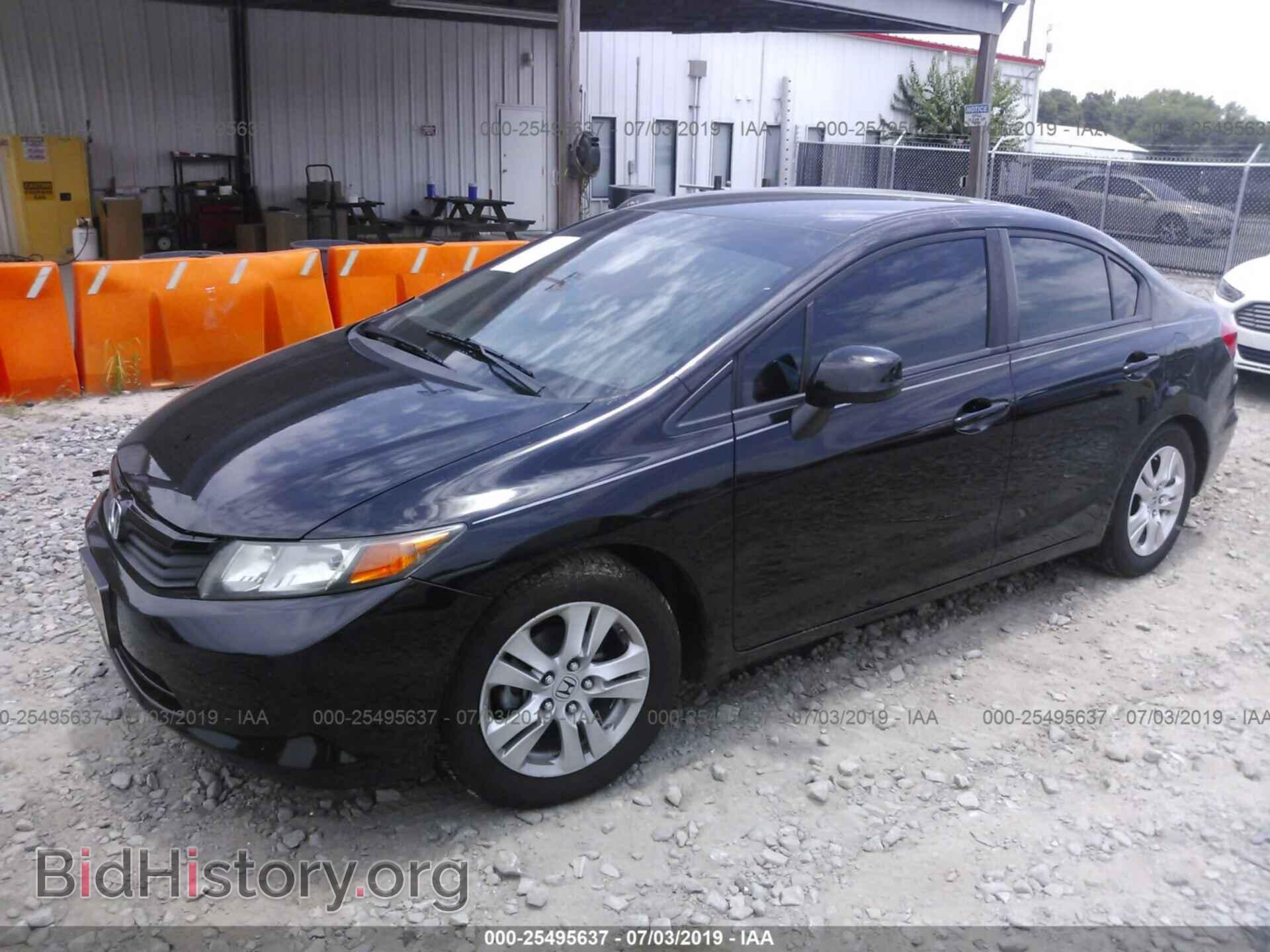 2012 HONDA CIVIC - VIN: 19XFB2F54CE009346 - Фото 2