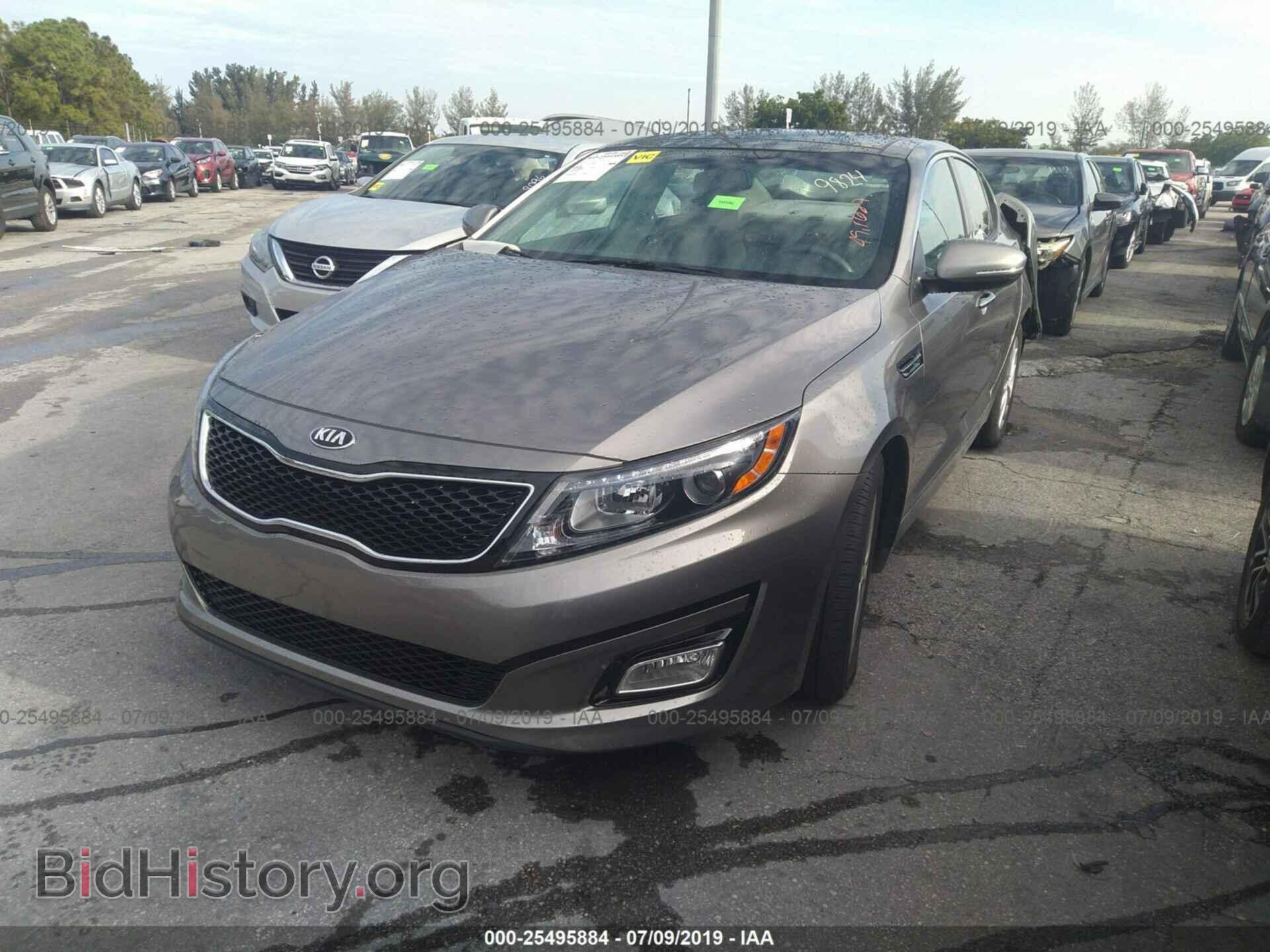 2015 KIA OPTIMA - VIN: 5XXGN4A73FG495627 - Фото 2