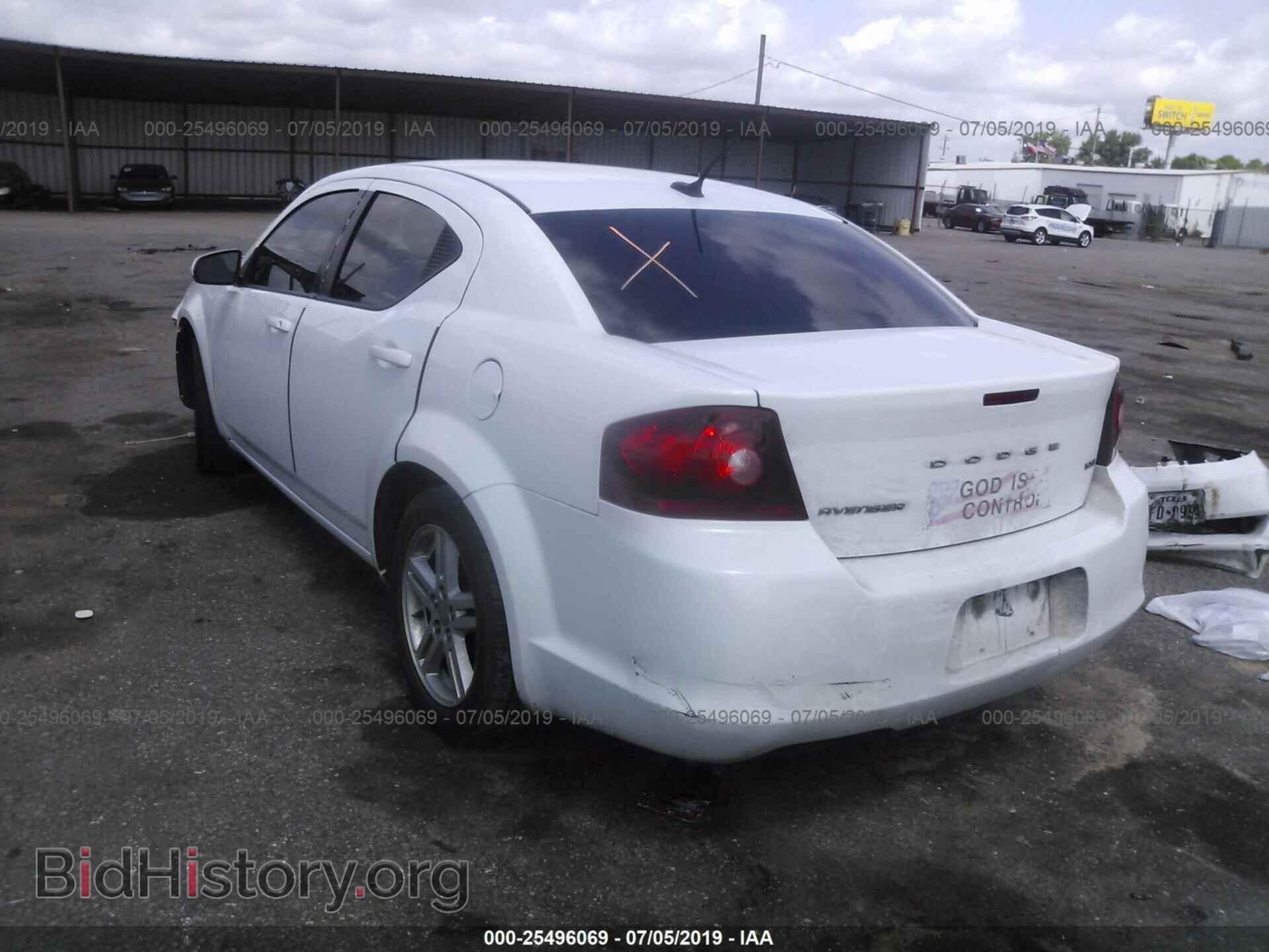 2013 DODGE AVENGER - VIN: 1C3CDZCB5DN620343 - Фото 3