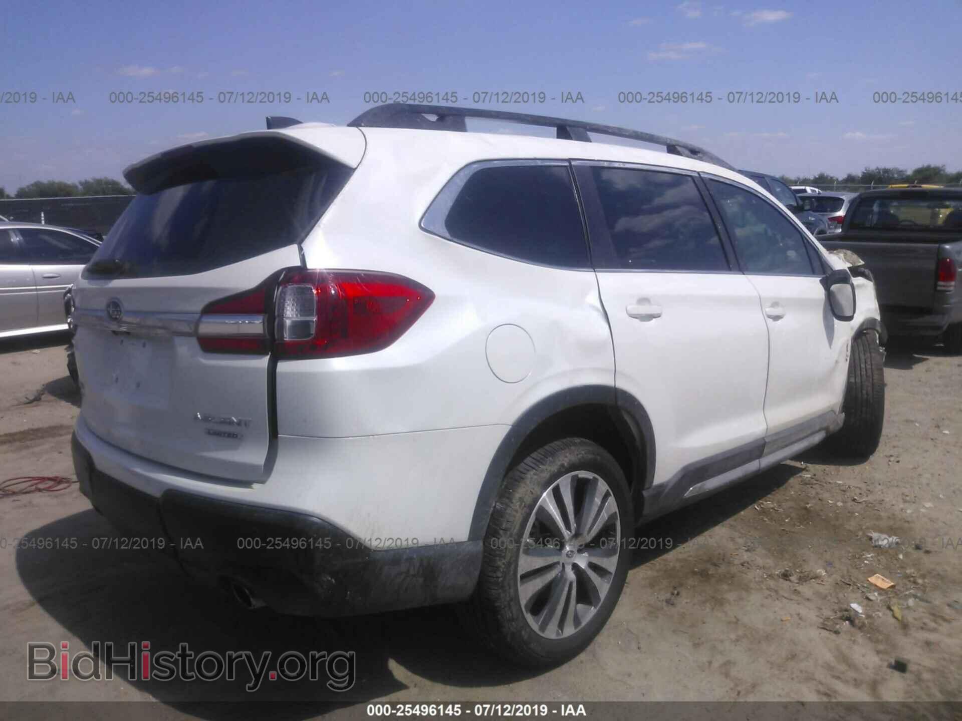 2019 SUBARU ASCENT - VIN: 4S4WMAPD5K3425305 - Фото 4