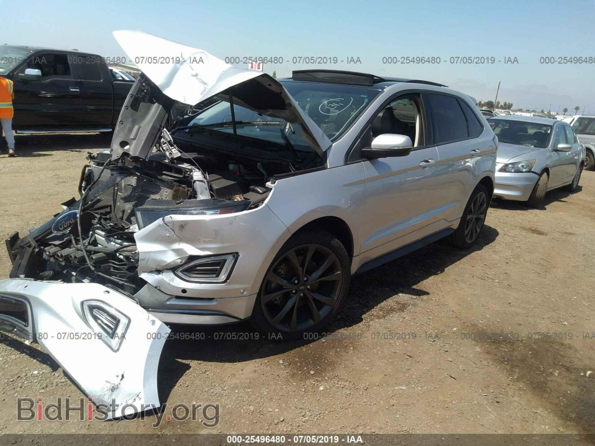 2015 FORD EDGE - VIN: 2FMTK3AP2FBC26886 - Фото 2