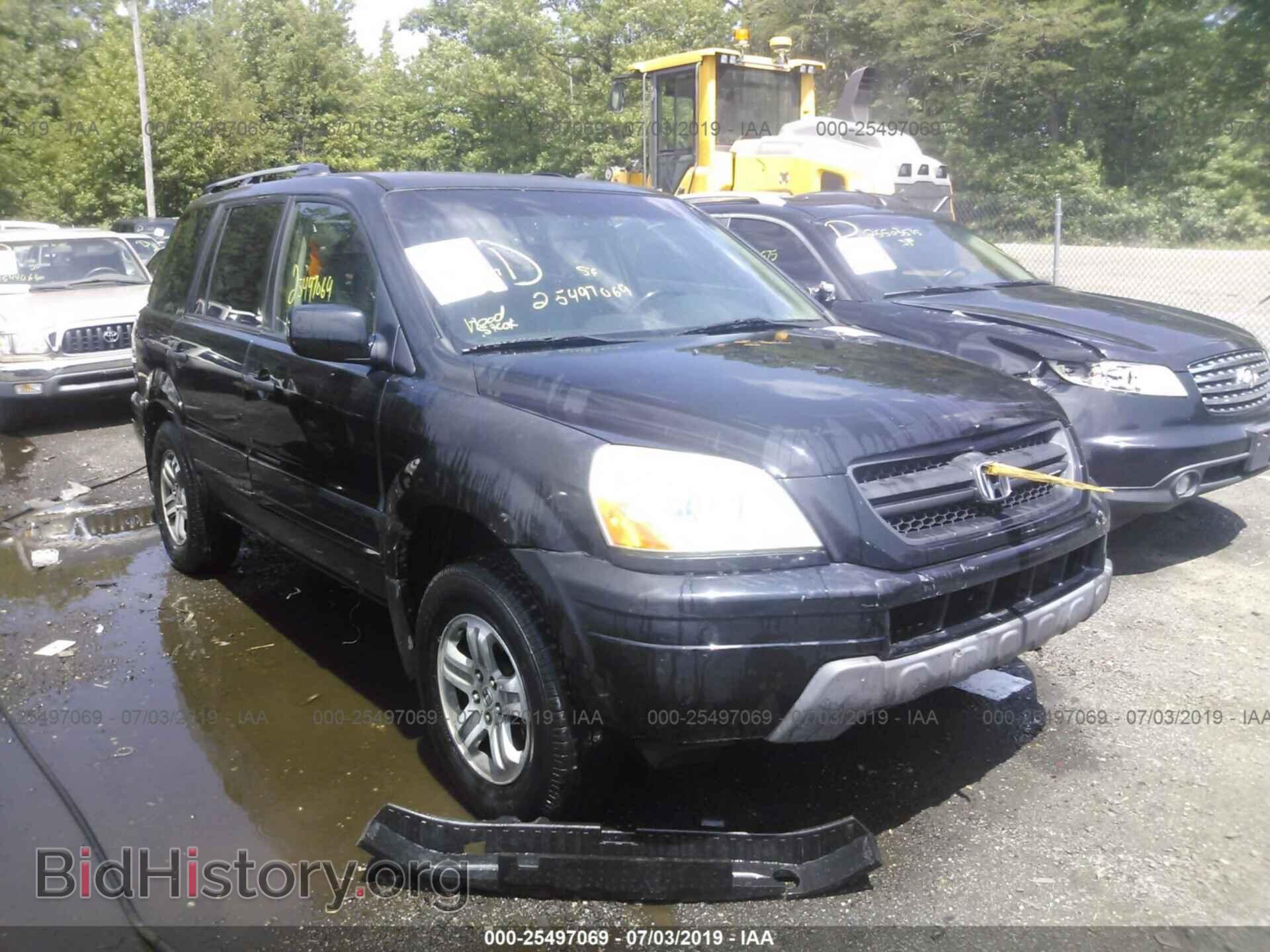 Photo 5FNYF18585B008105 - HONDA PILOT 2005