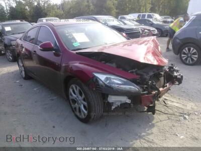 2012 Mazda 6 S, красный — VIN 1YVHZ8CB9C5M09734, IAAI