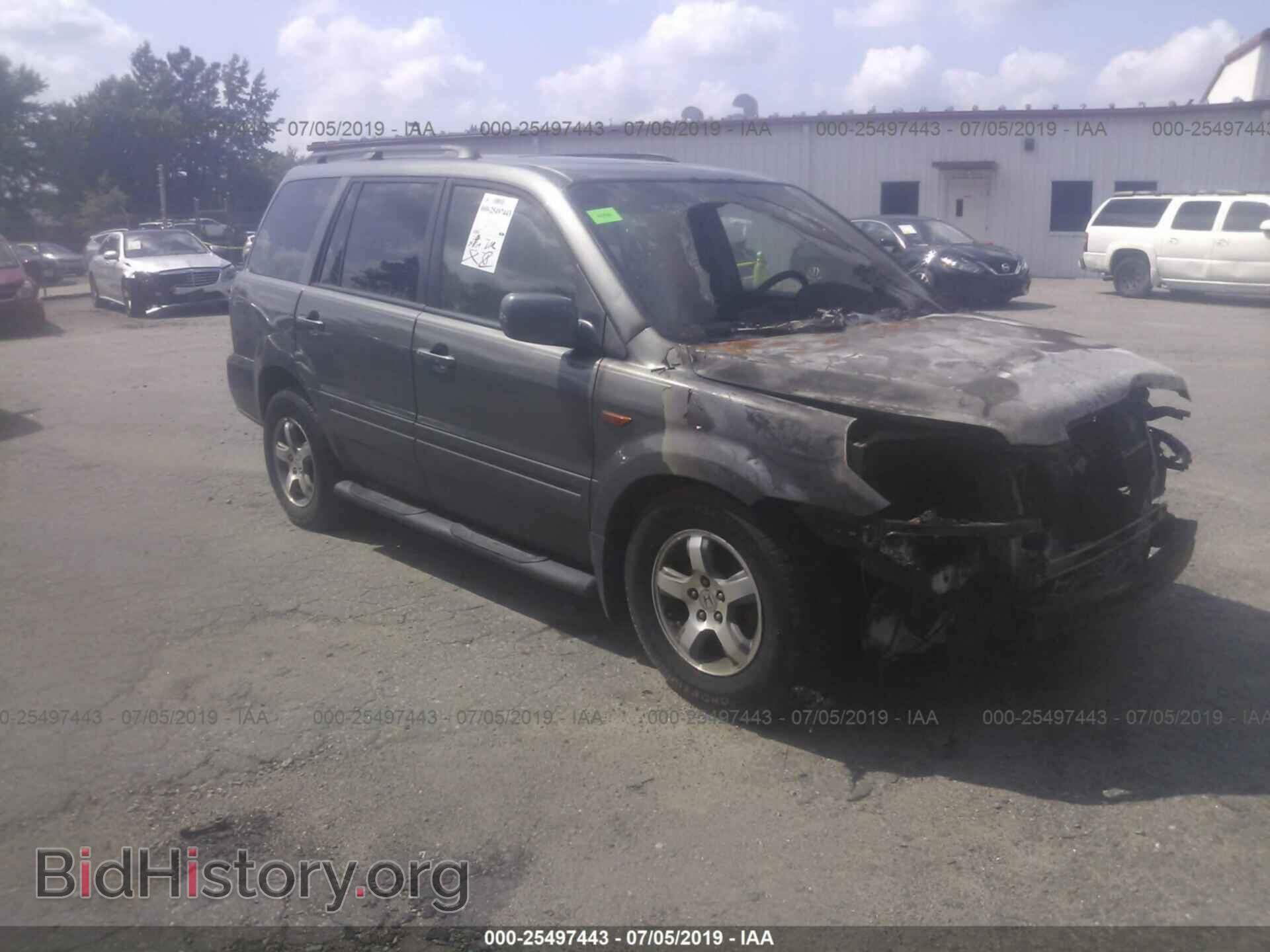Photo 5FNYF28687B032731 - HONDA PILOT 2007