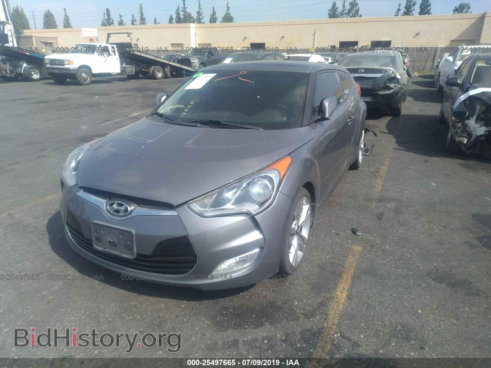 2013 HYUNDAI VELOSTER - VIN: KMHTC6AD2DU172694 - Фото 2