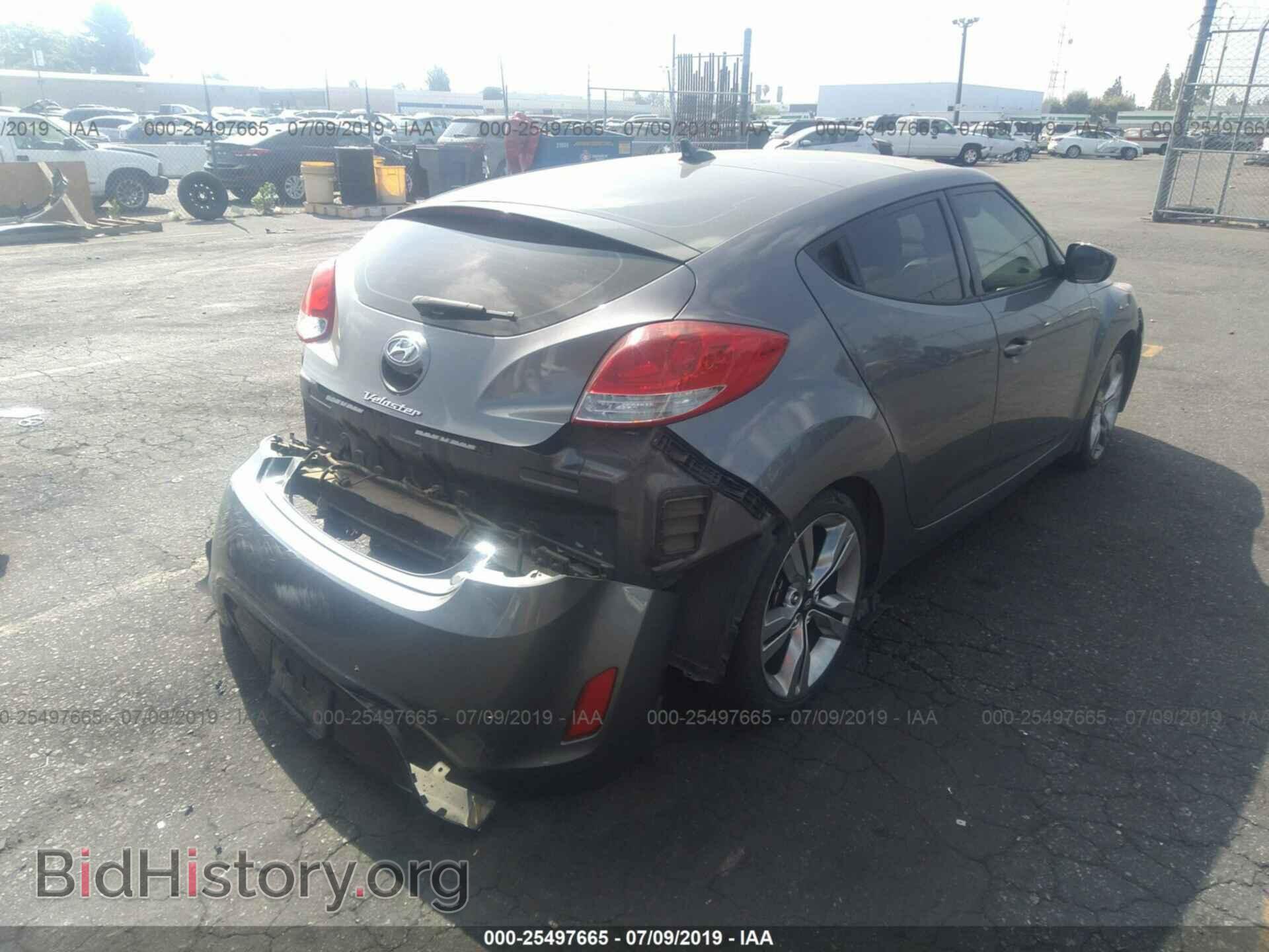 2013 HYUNDAI VELOSTER - VIN: KMHTC6AD2DU172694 - Фото 4