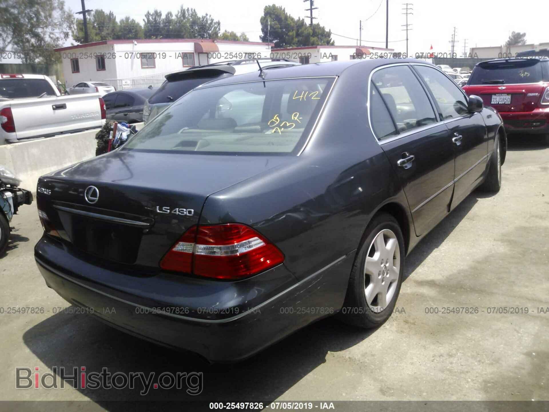 2004 LEXUS LS - VIN: JTHBN36F640170469 - Фото 4
