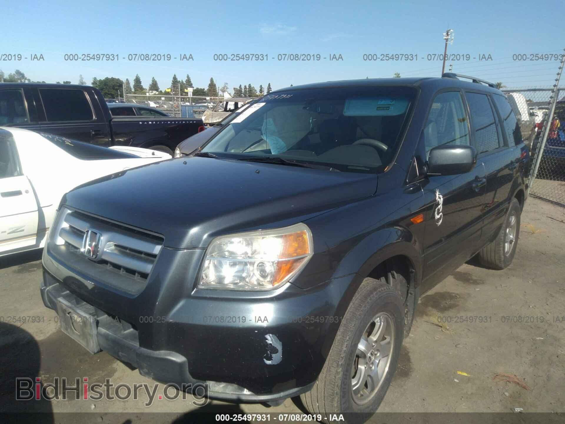 2006 HONDA PILOT - VIN: 5FNYF28526B007832 - Photo 2