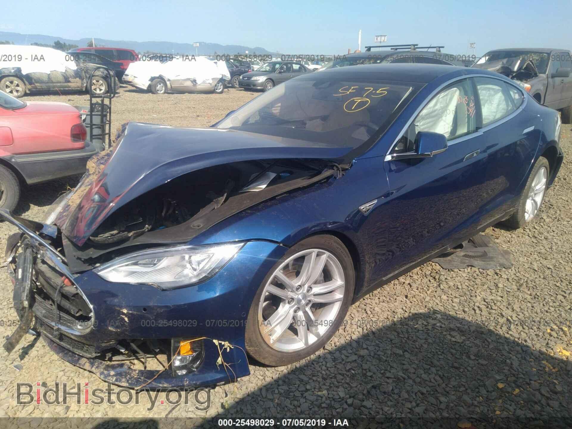 2015 TESLA MODEL S - VIN: 5YJSA1H2XFF092780 - Photo 2