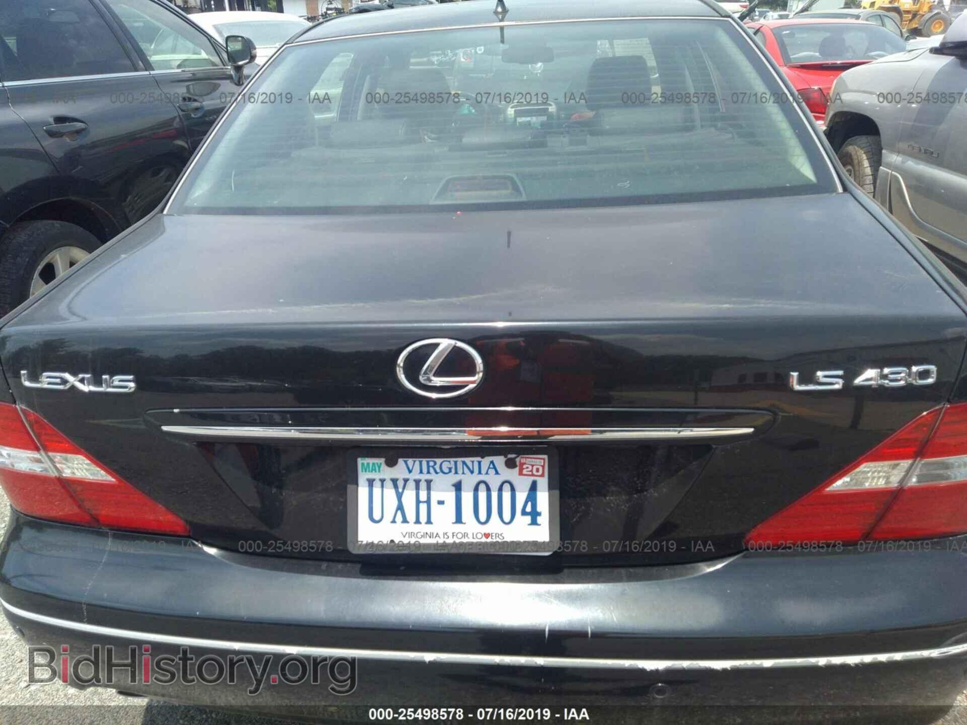 2004 LEXUS LS - VIN: JTHBN36F440157025 - Photo 3