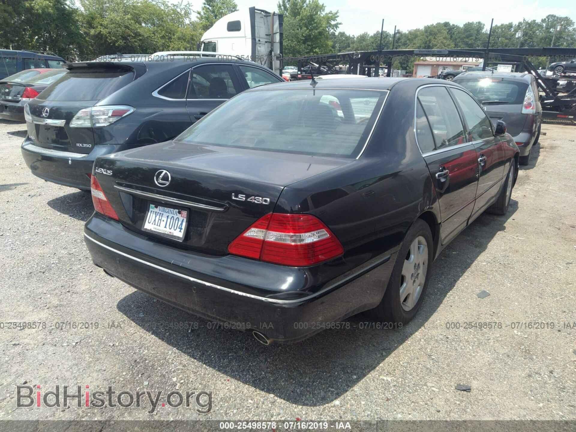 2004 LEXUS LS - VIN: JTHBN36F440157025 - Photo 4