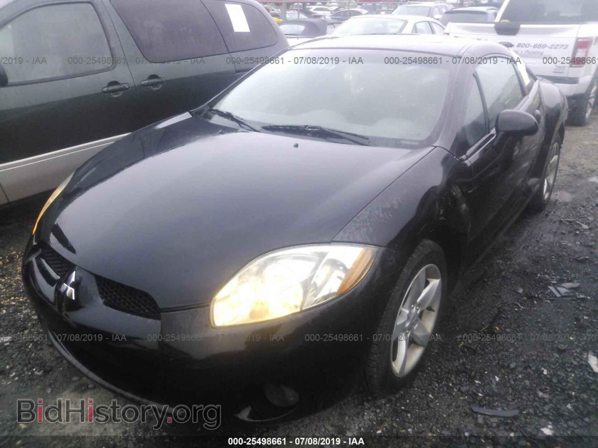 2006 MITSUBISHI ECLIPSE - VIN: 4A3AK24F66E040181 - Фото 2