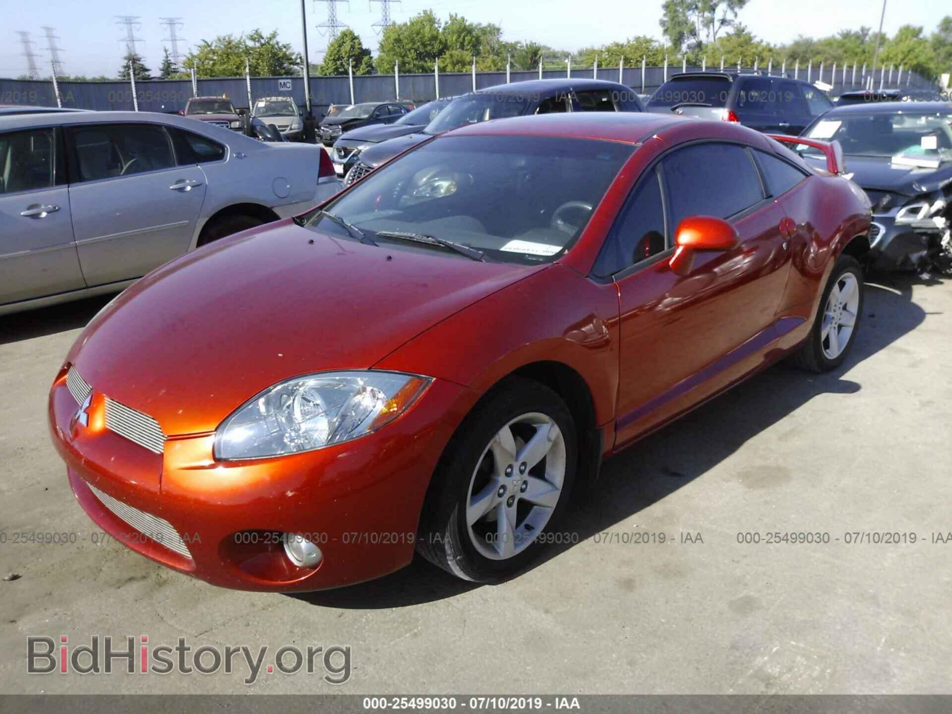 2007 MITSUBISHI ECLIPSE - VIN: 4A3AK34T17E004735 - Фото 2