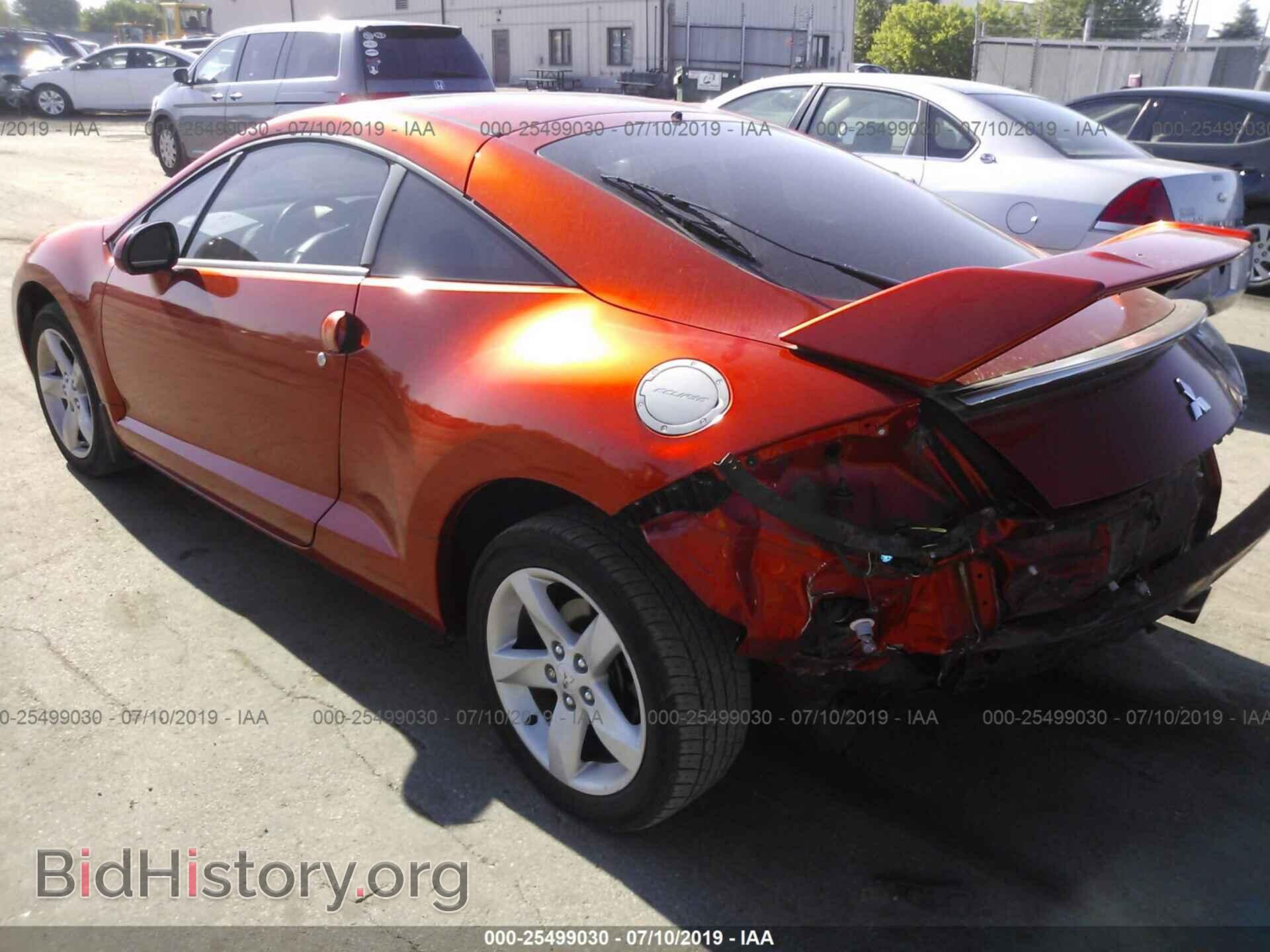 2007 MITSUBISHI ECLIPSE - VIN: 4A3AK34T17E004735 - Фото 3