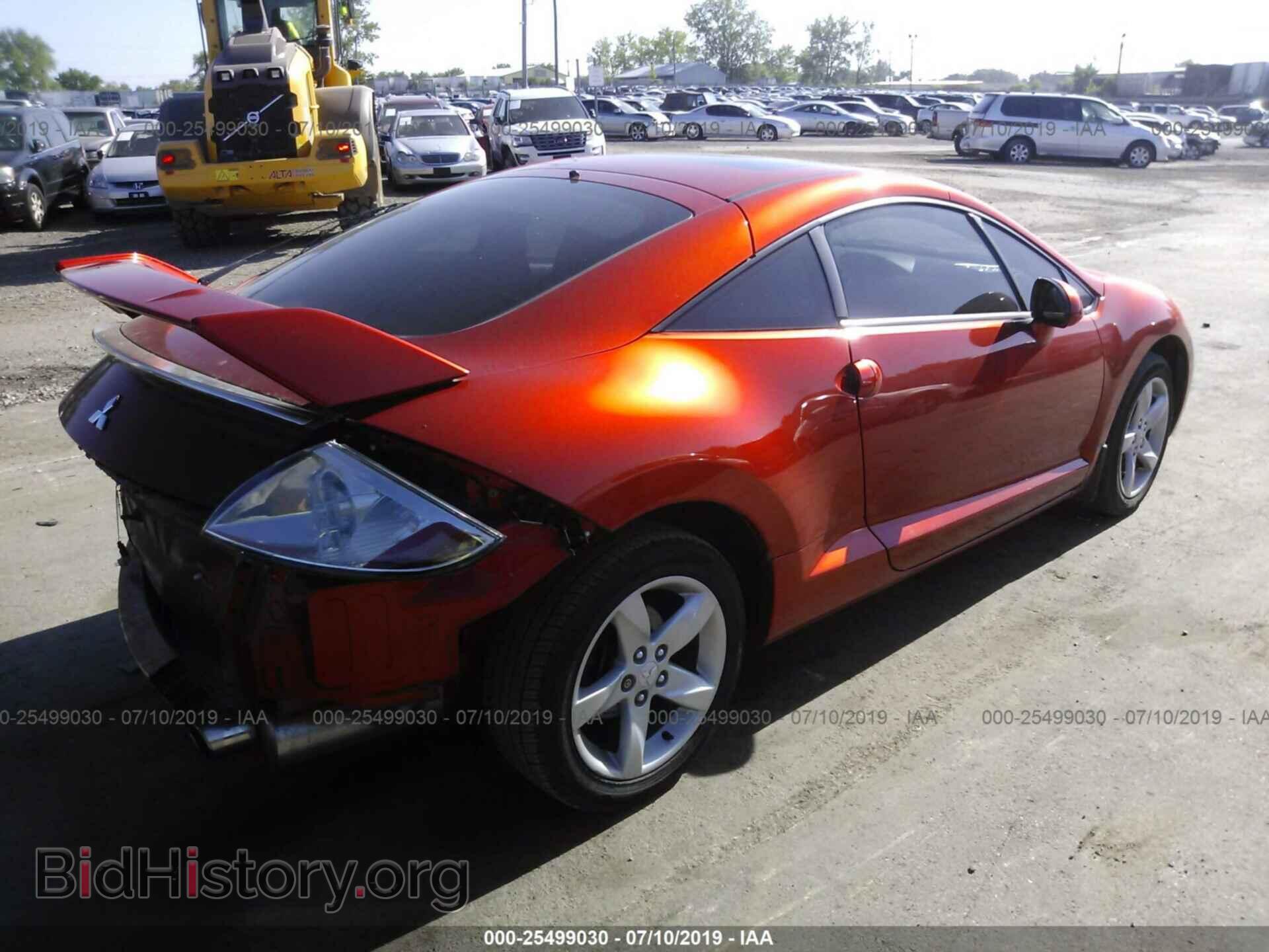2007 MITSUBISHI ECLIPSE - VIN: 4A3AK34T17E004735 - Фото 4