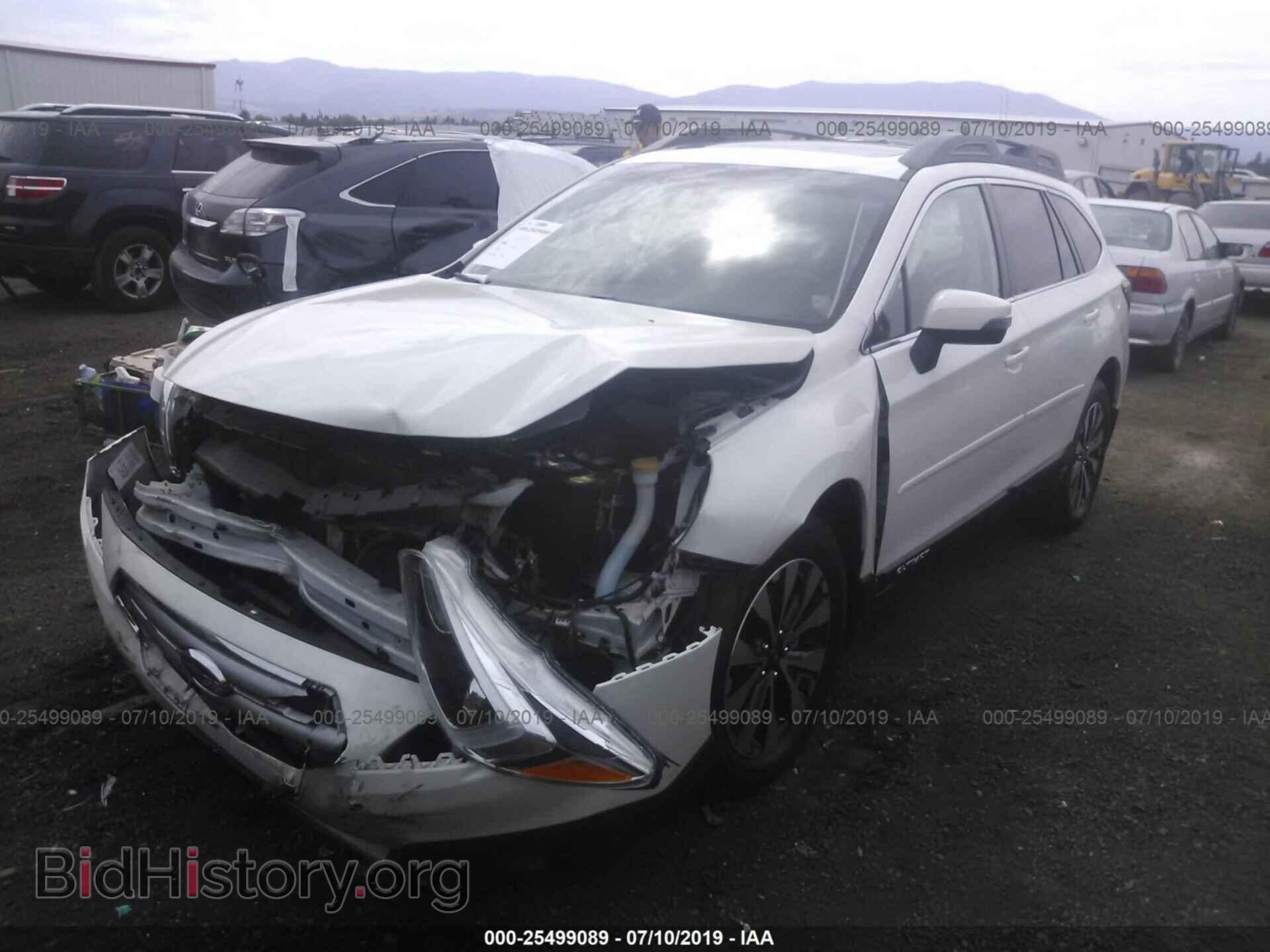 2015 SUBARU OUTBACK - VIN: 4S4BSALC6F3230529 - Фото 2