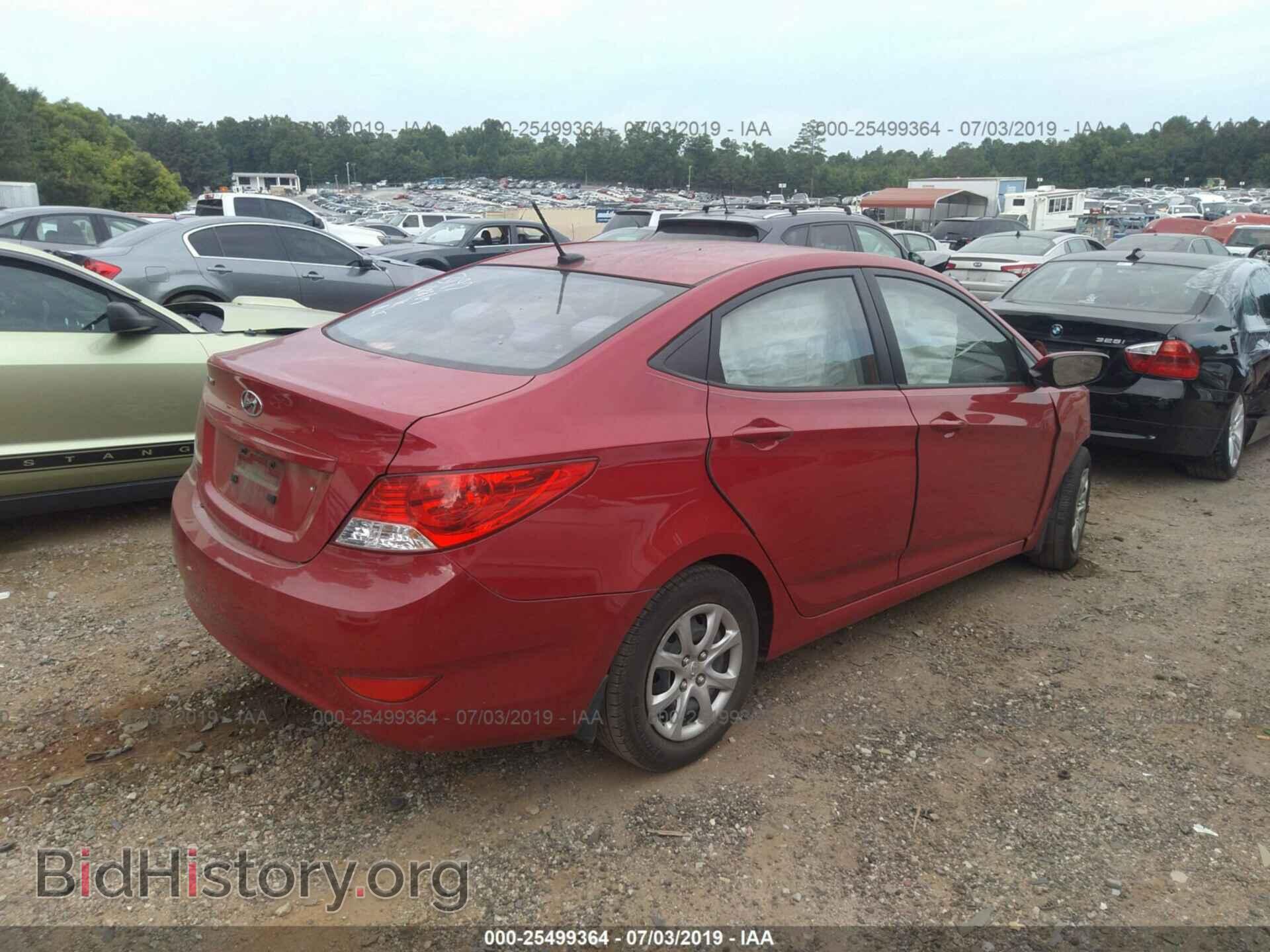2013 HYUNDAI ACCENT - VIN: KMHCT4AE8DU313197 - Фото 4