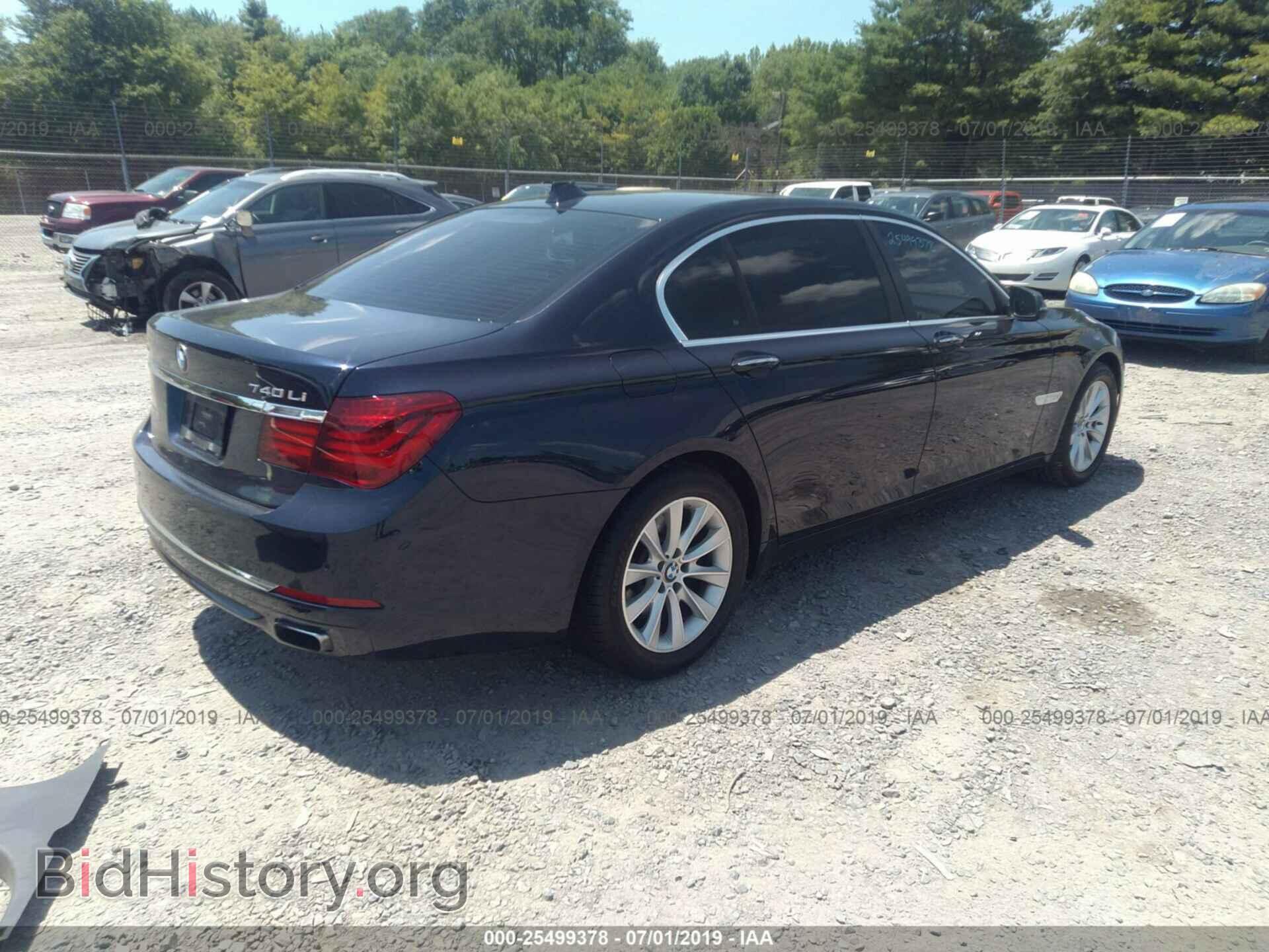 2014 BMW 740 - VIN: WBAYF4C58ED282160 - Фото 4
