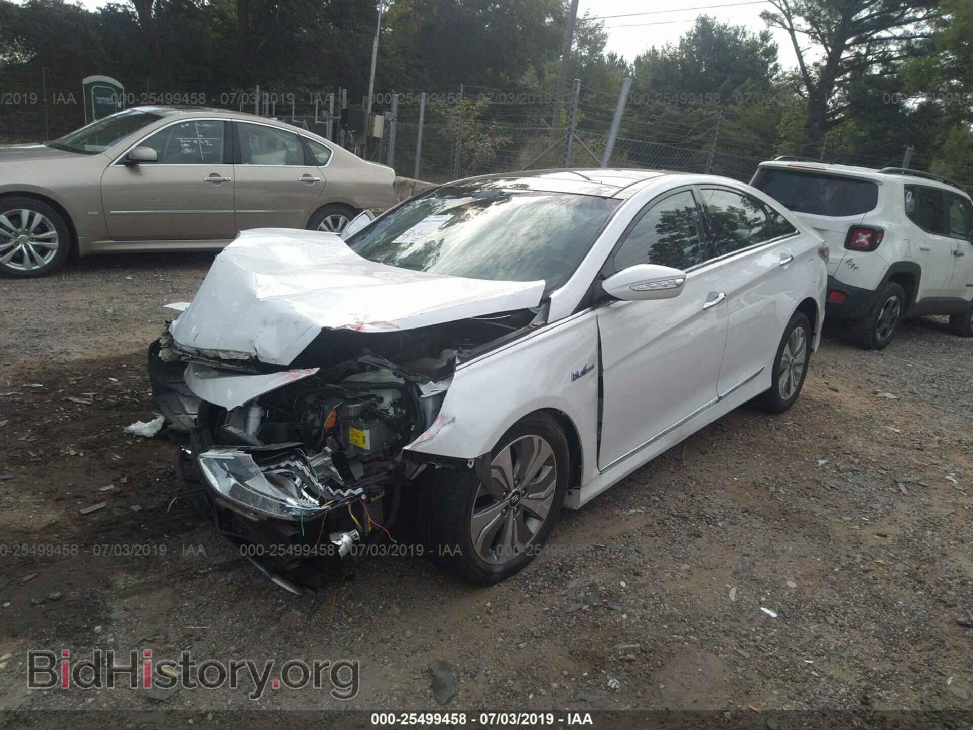 2014 HYUNDAI SONATA - VIN: KMHEC4A49EA105459 - Фото 2