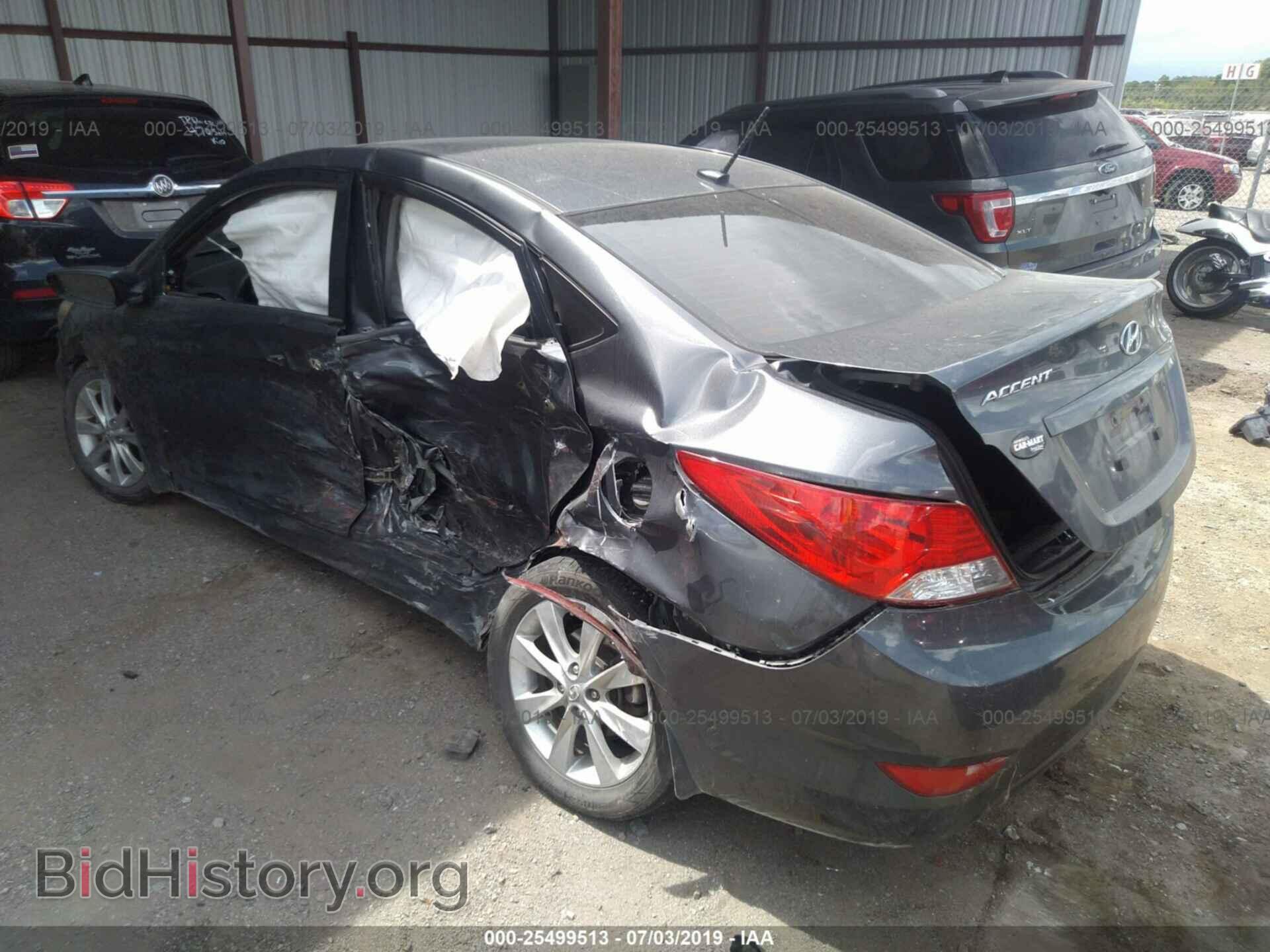 2012 HYUNDAI ACCENT - VIN: KMHCU4AE7CU097158 - Фото 3