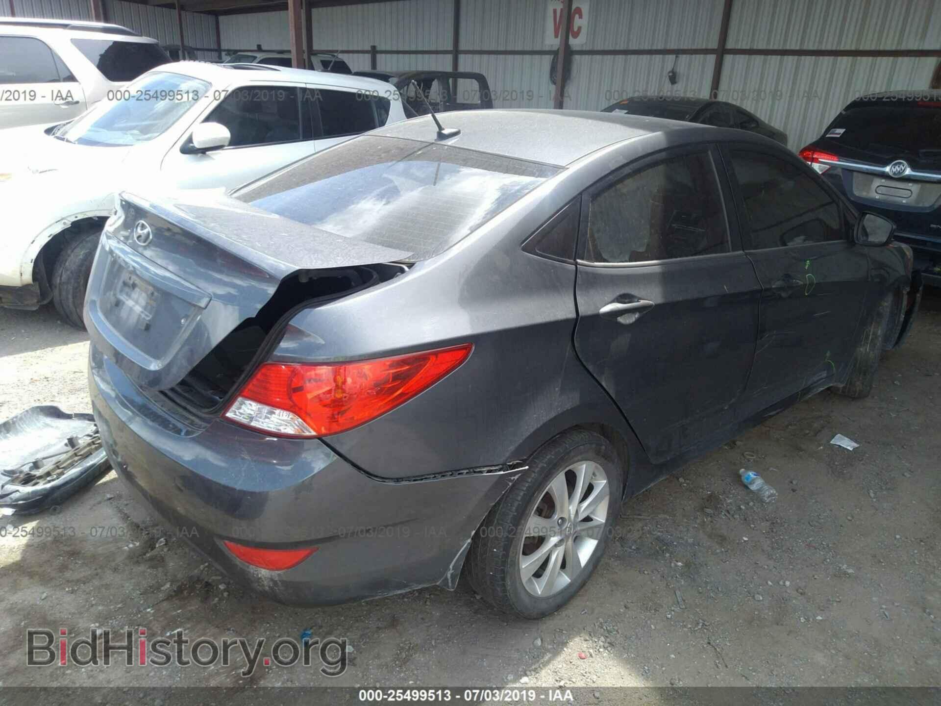 2012 HYUNDAI ACCENT - VIN: KMHCU4AE7CU097158 - Фото 4