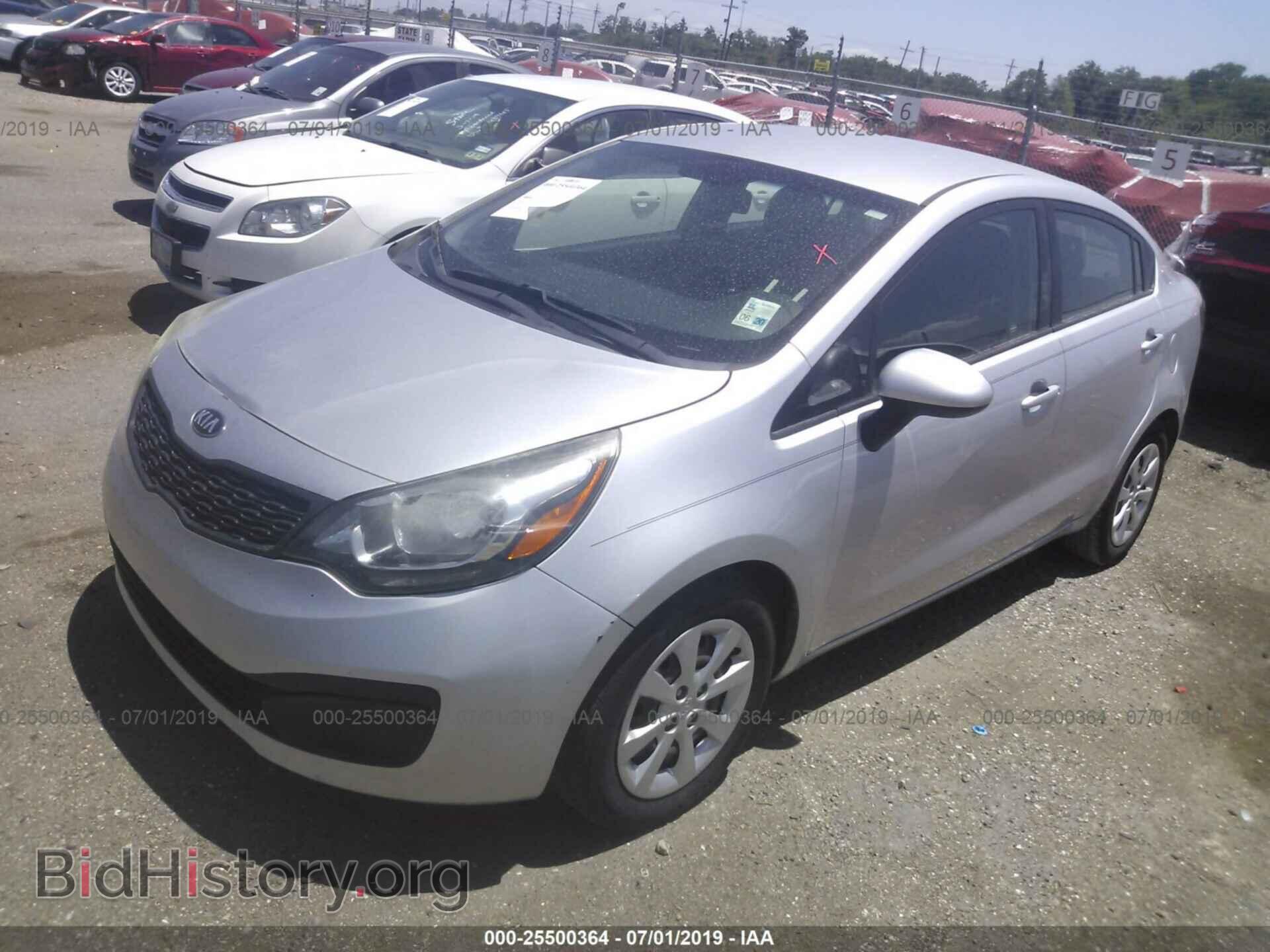 2014 KIA RIO - VIN: KNADM4A31E6374866 - Фото 2