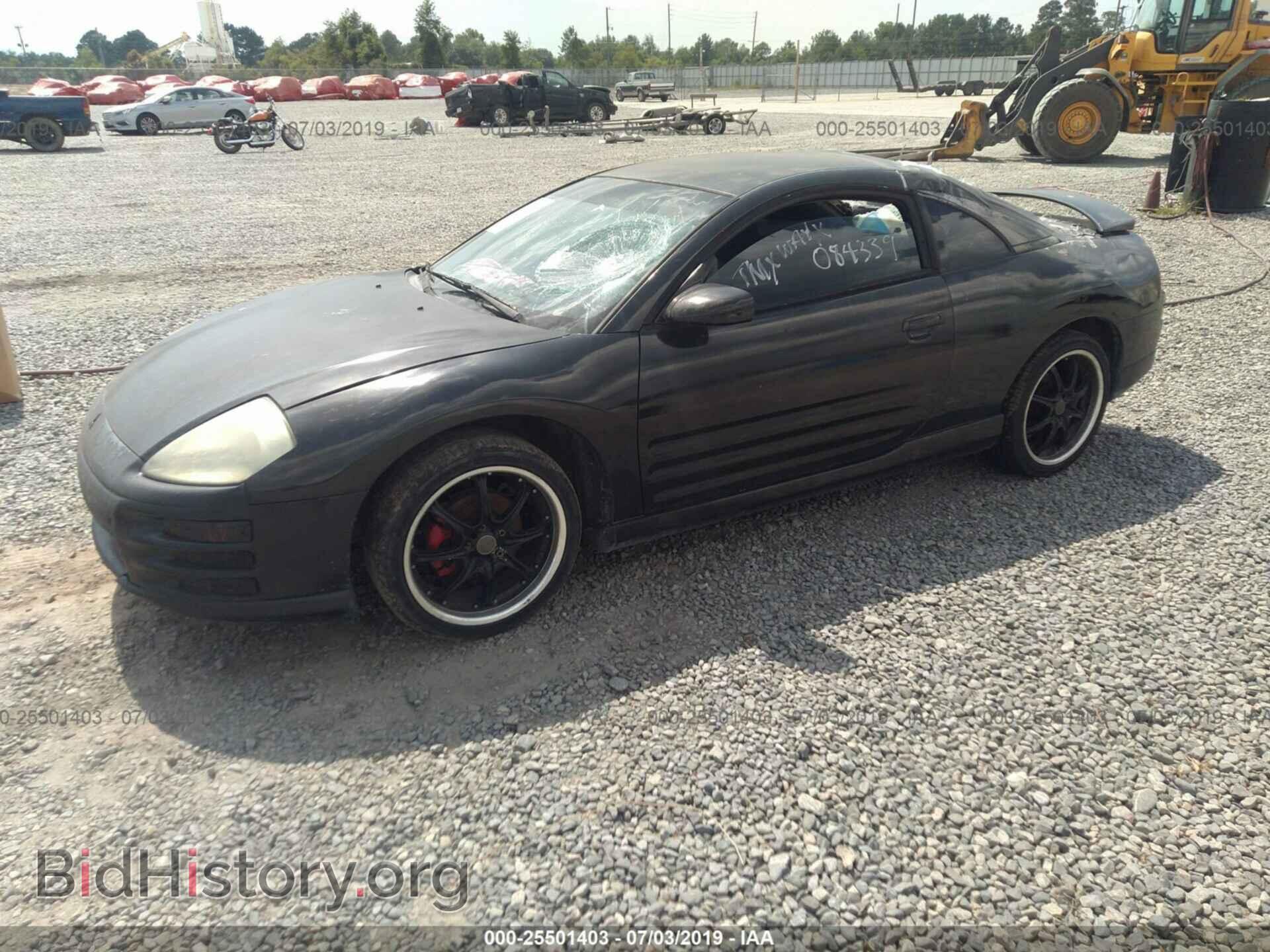2001 MITSUBISHI ECLIPSE - VIN: 4A3AC84H11E084339 - Фото 2