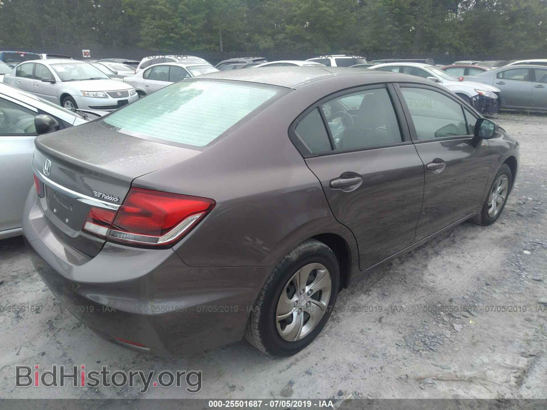 2013 HONDA CIVIC - VIN: 2HGFB2F58DH552187 - Фото 4
