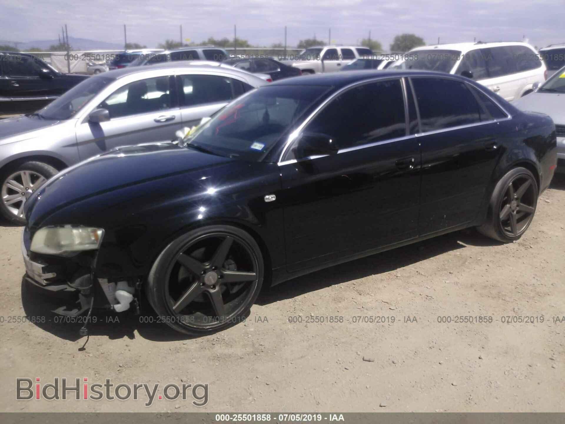 2007 AUDI A4 - VIN: WAUAF78E57A130627 - Фото 2