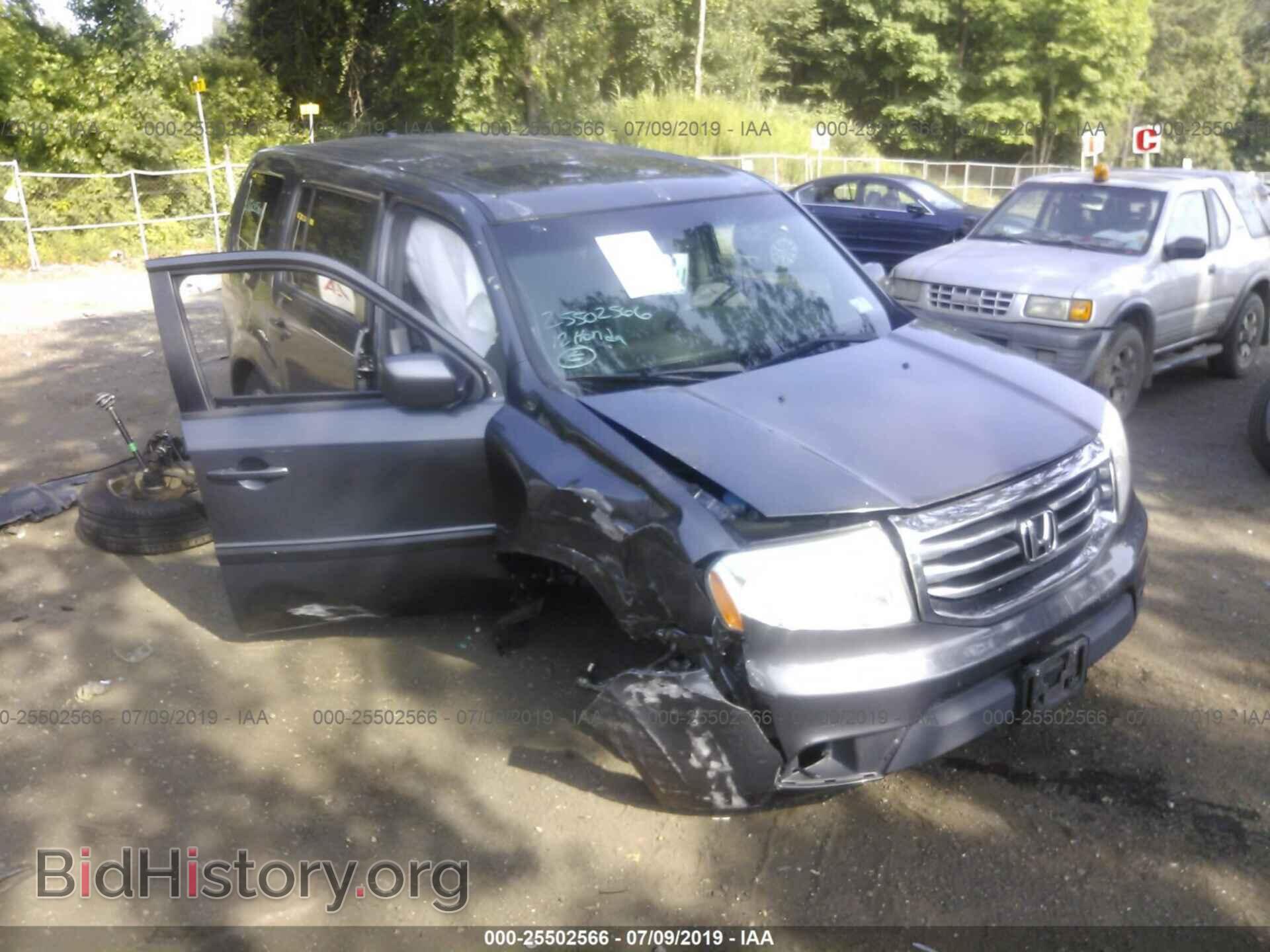 Фотография 5FNYF4H58CB002089 - HONDA PILOT 2012
