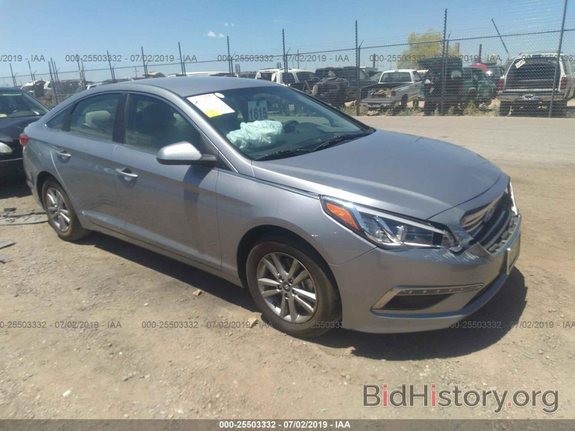 Photo 5NPE24AFXFH002778 - HYUNDAI SONATA 2015