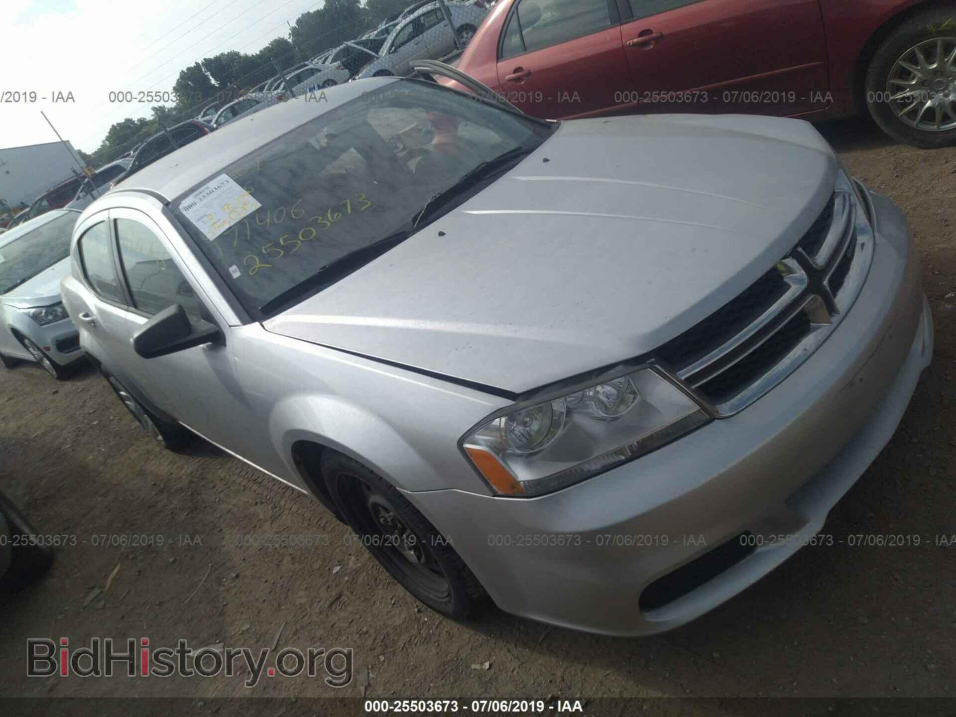Photo 1C3CDZAB1CN171406 - DODGE AVENGER 2012