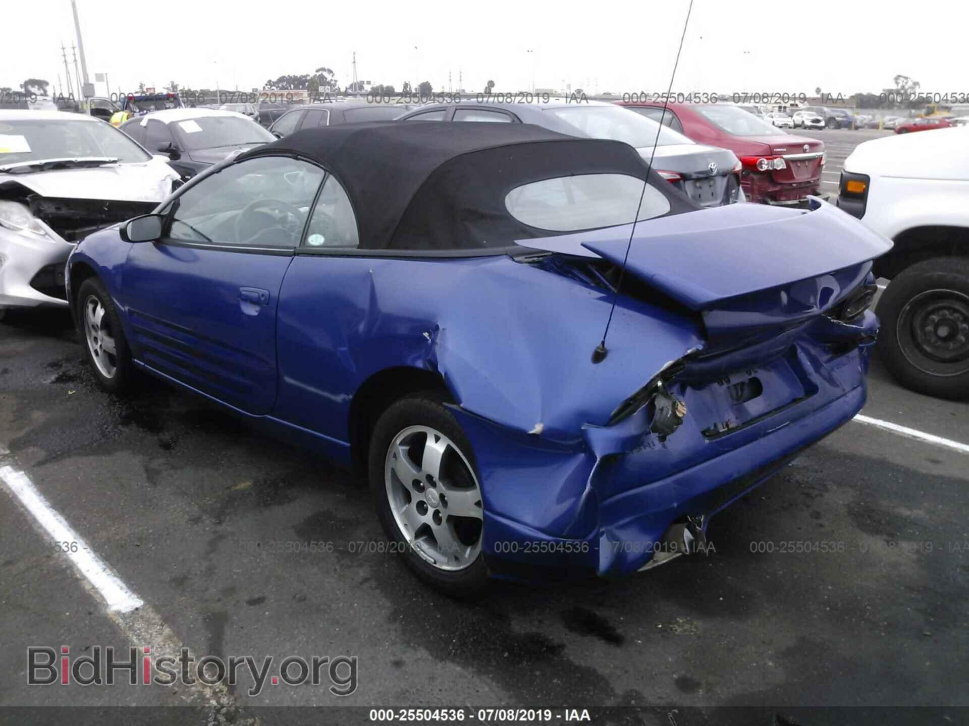 2003 MITSUBISHI ECLIPSE - VIN: 4A3AE45G03E037315 - Фото 3