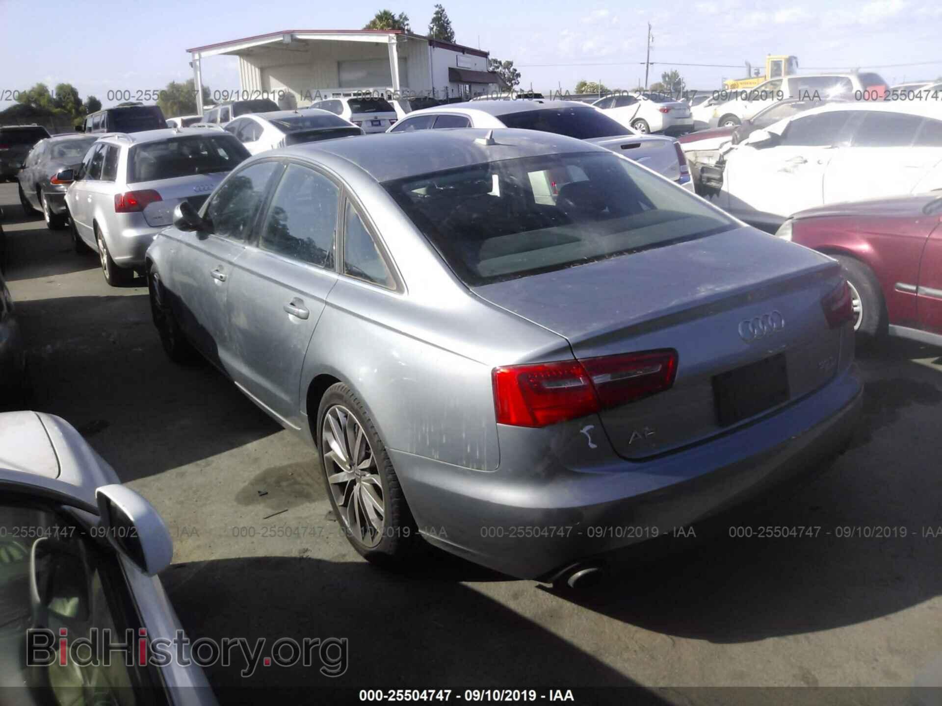 2013 AUDI A6 - VIN: WAUGGAFC7DN061272 - Фото 3