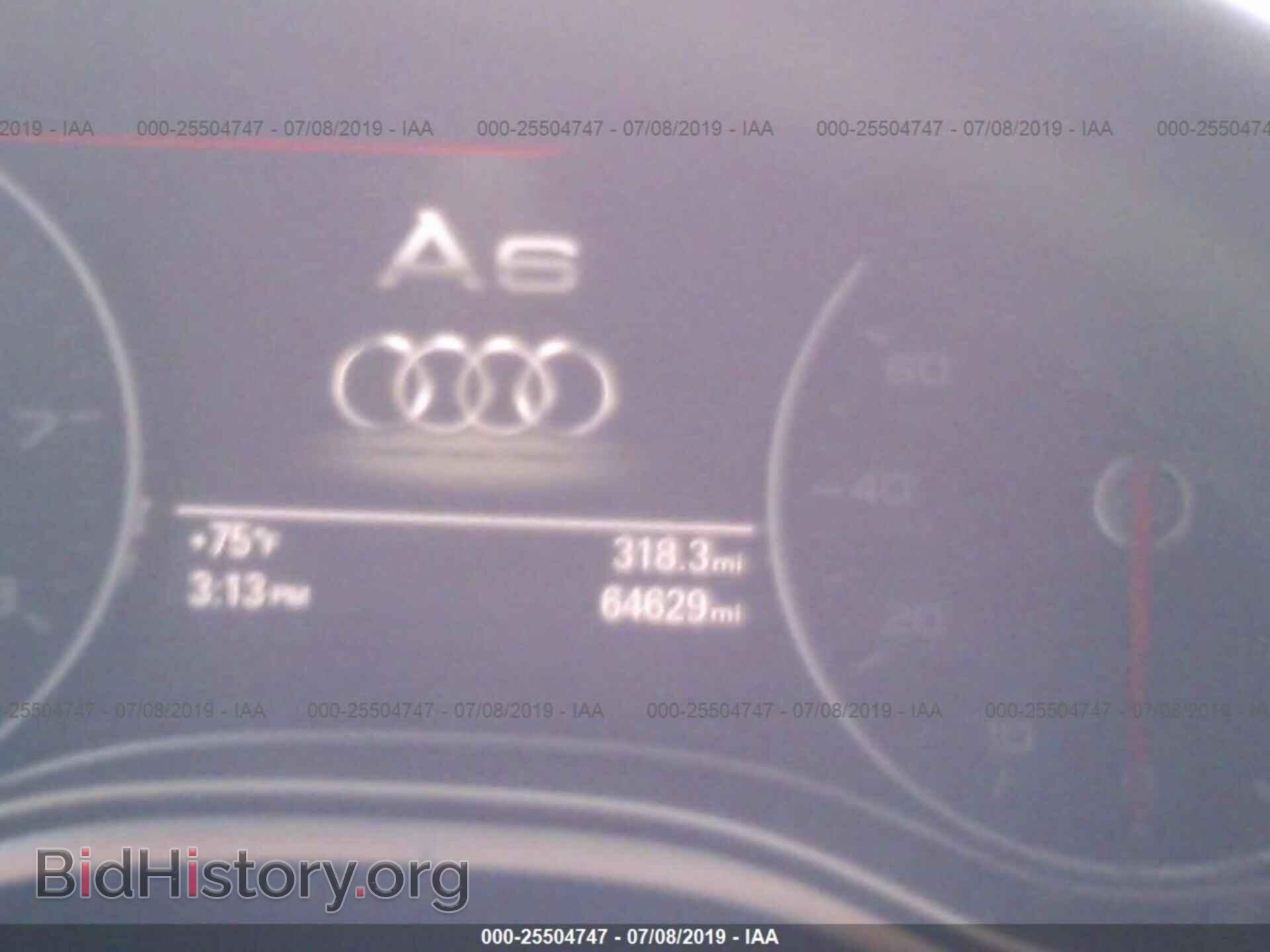 2013 AUDI A6 - VIN: WAUGGAFC7DN061272 - Фото 7