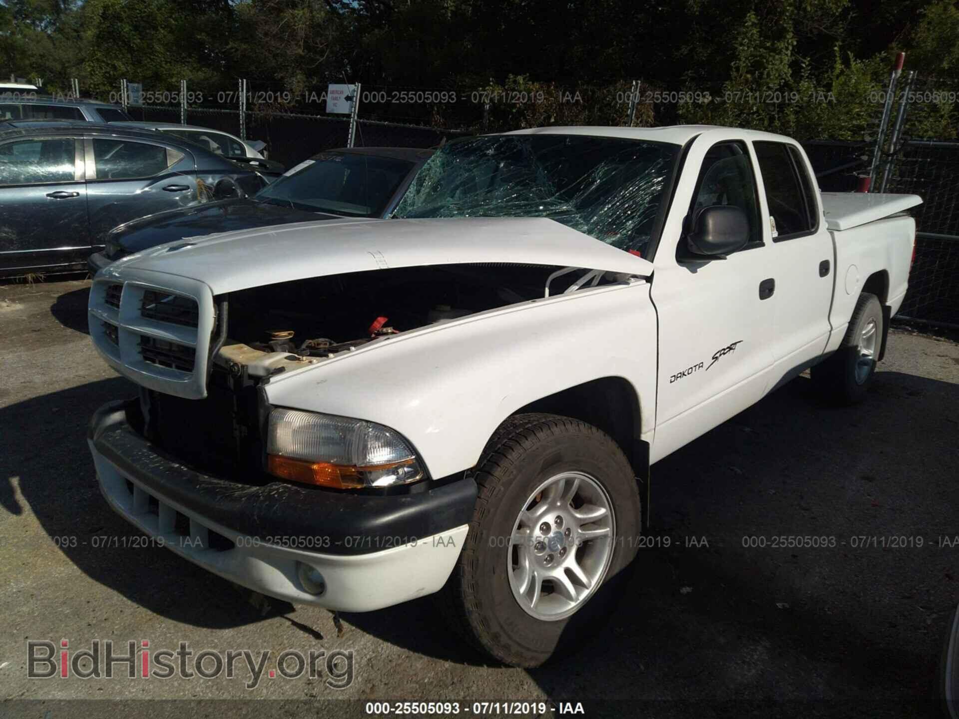 2001 DODGE DAKOTA - VIN: 1B7GL2AN11S134873 - Фото 2