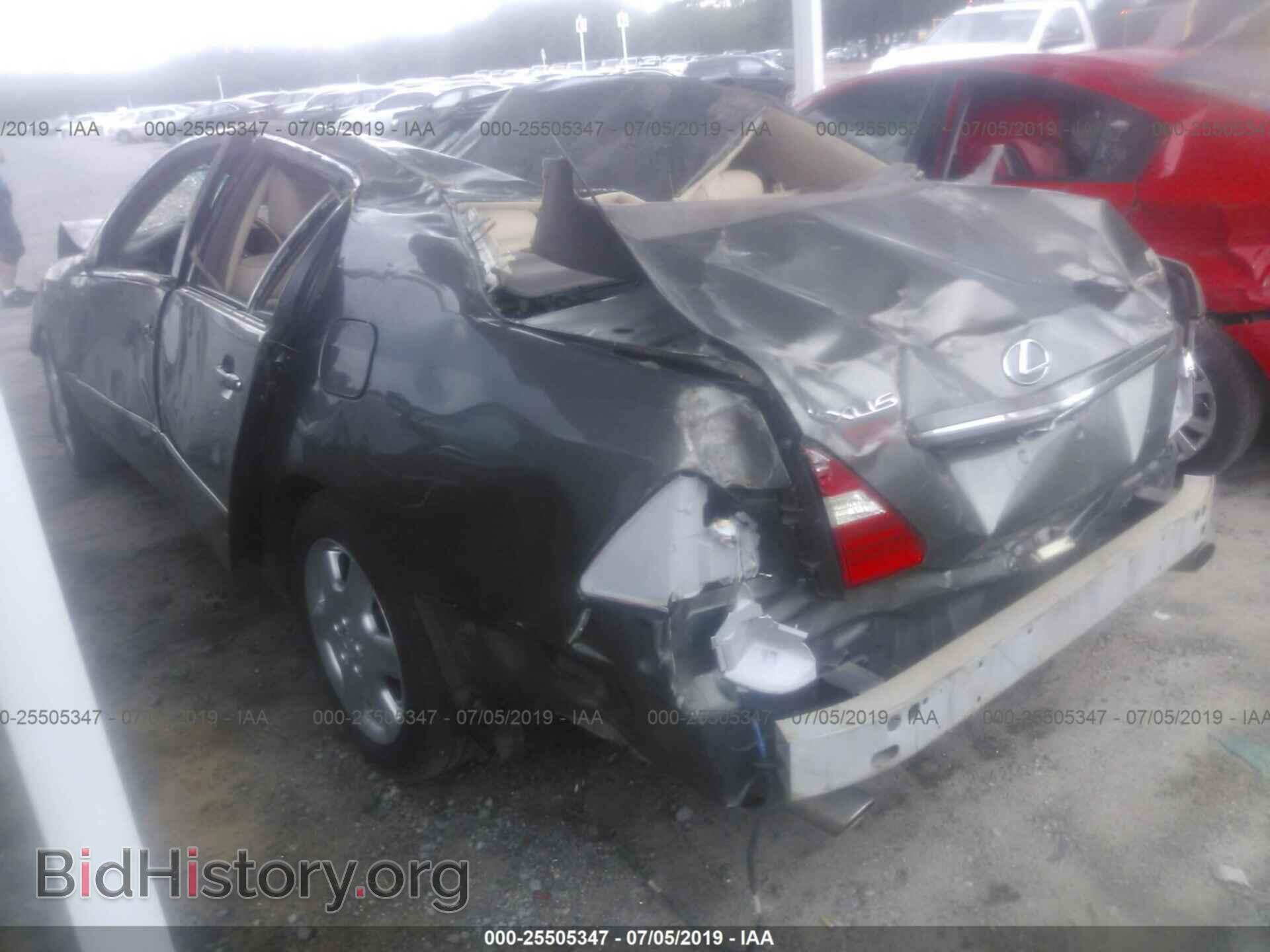 2004 LEXUS LS - VIN: JTHBN36F940158994 - Фото 3