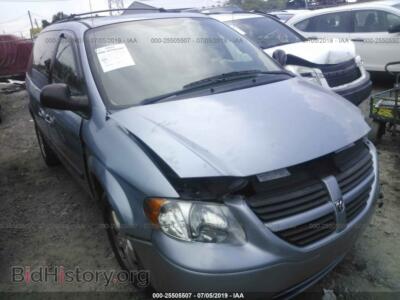 2005 Dodge CARAVAN SXT, голубой — VIN 1D4GP45RX5B234279, IAAI