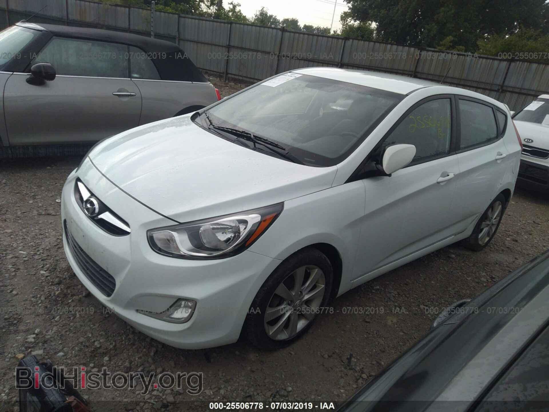 2013 HYUNDAI ACCENT - VIN: KMHCU5AE0DU087739 - Фото 2