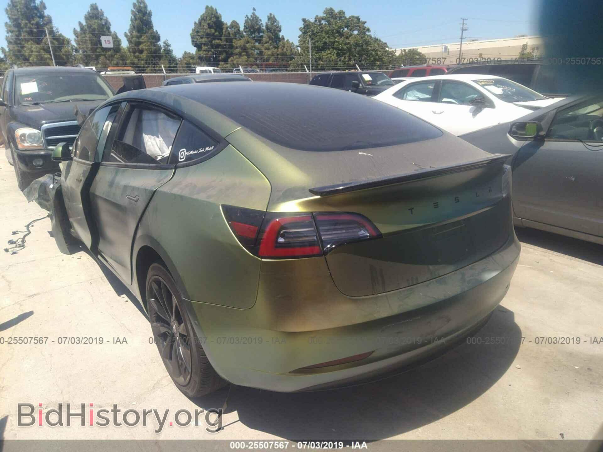 2018 TESLA MODEL 3 - VIN: 5YJ3E1EA3JF177778 - Фото 3