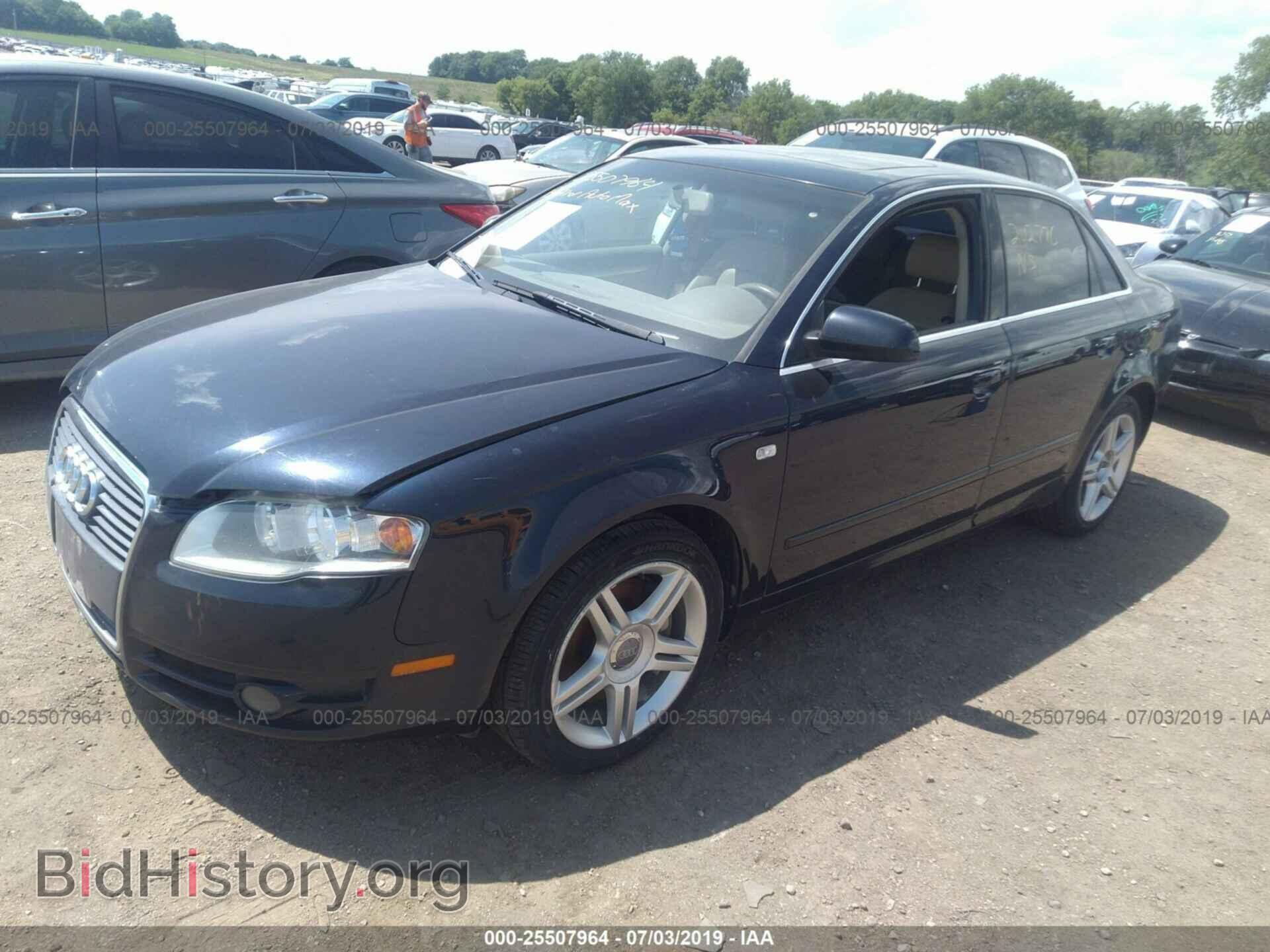 2007 AUDI A4 - VIN: WAUAF78E57A150022 - Фото 2