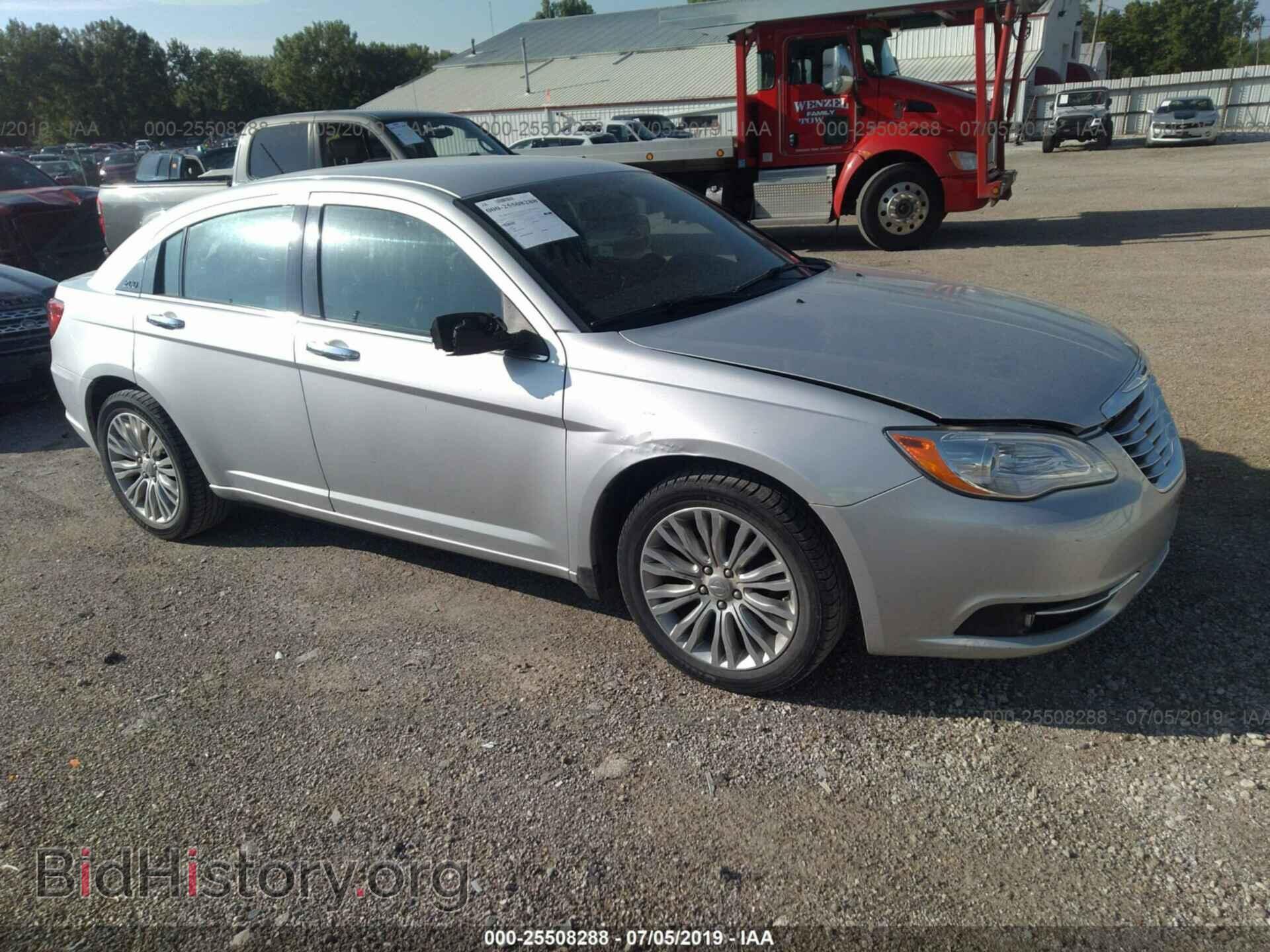 Фотография 1C3CCBCB9CN303352 - CHRYSLER 200 2012