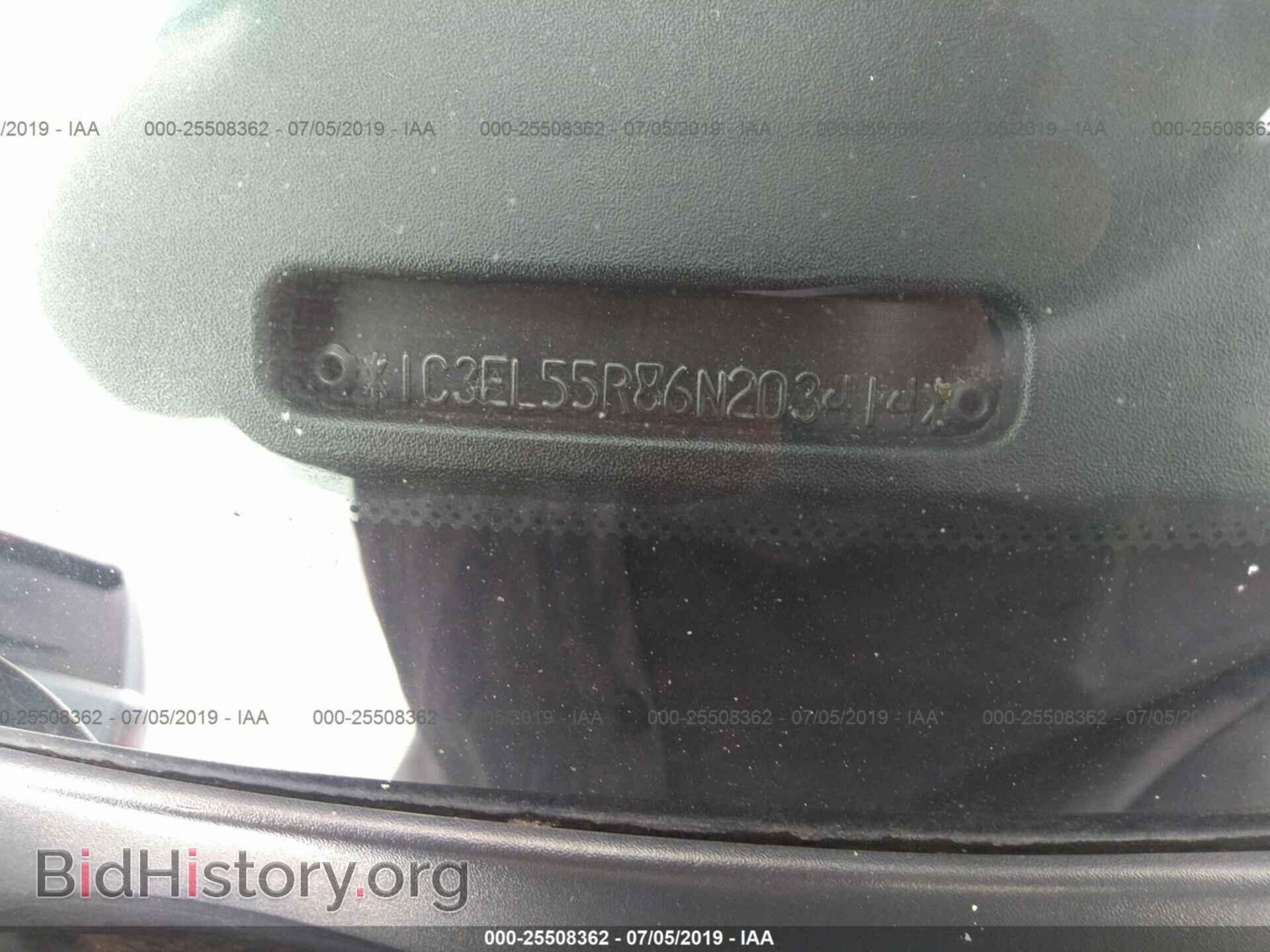 2006 CHRYSLER SEBRING - VIN: 1C3EL55R86N203414 - Фото 9
