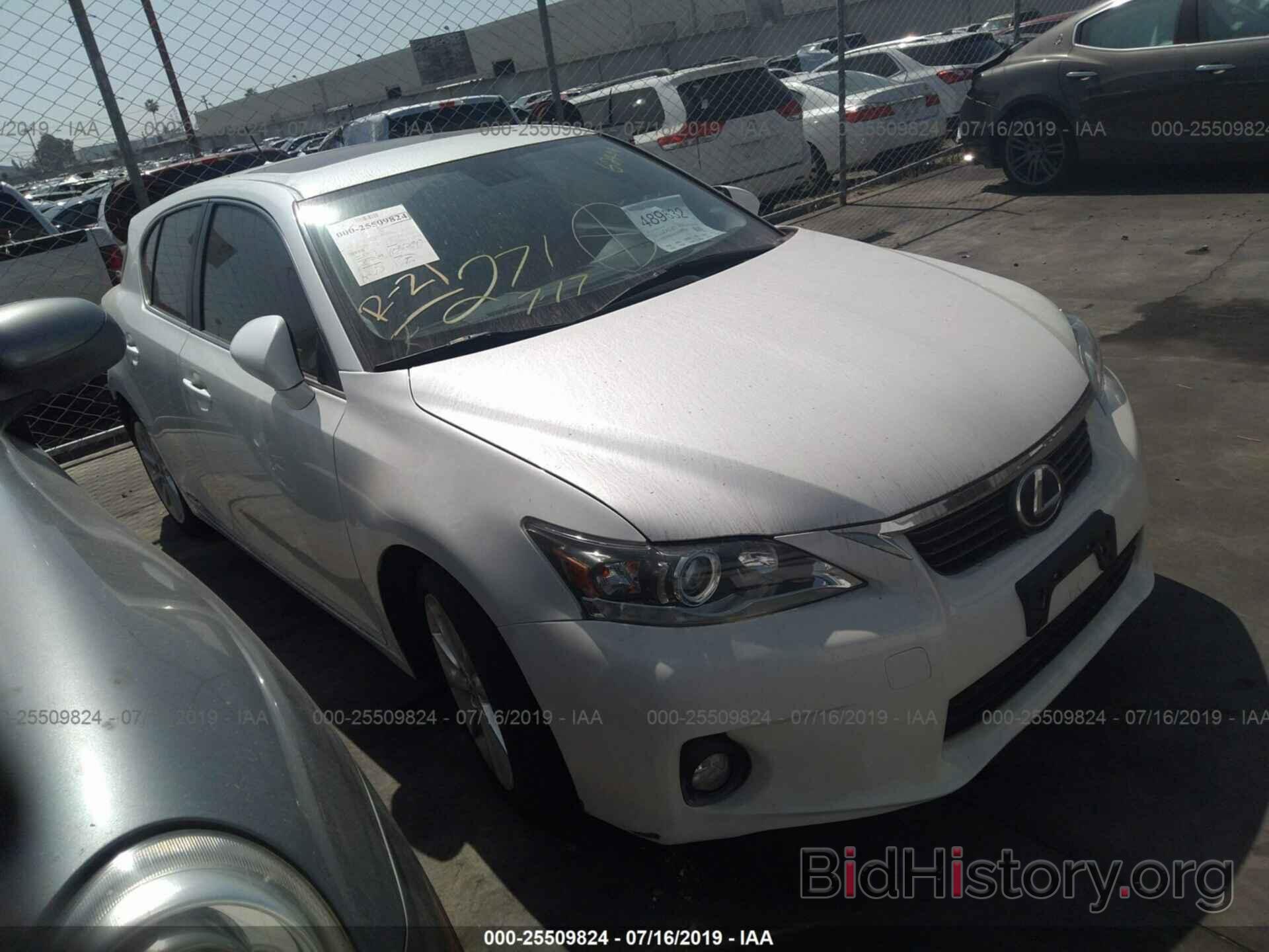 Photo JTHKD5BHXC2103284 - LEXUS CT 2012